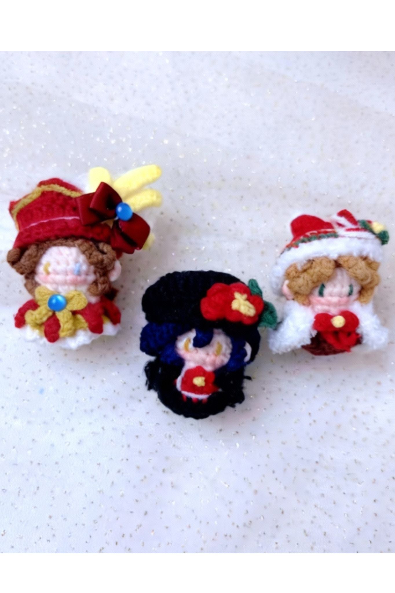 Finished Product Custom Identity V Edgar Valden（Painter） Game Fan Art - Handmade Crochet Keychain Charm