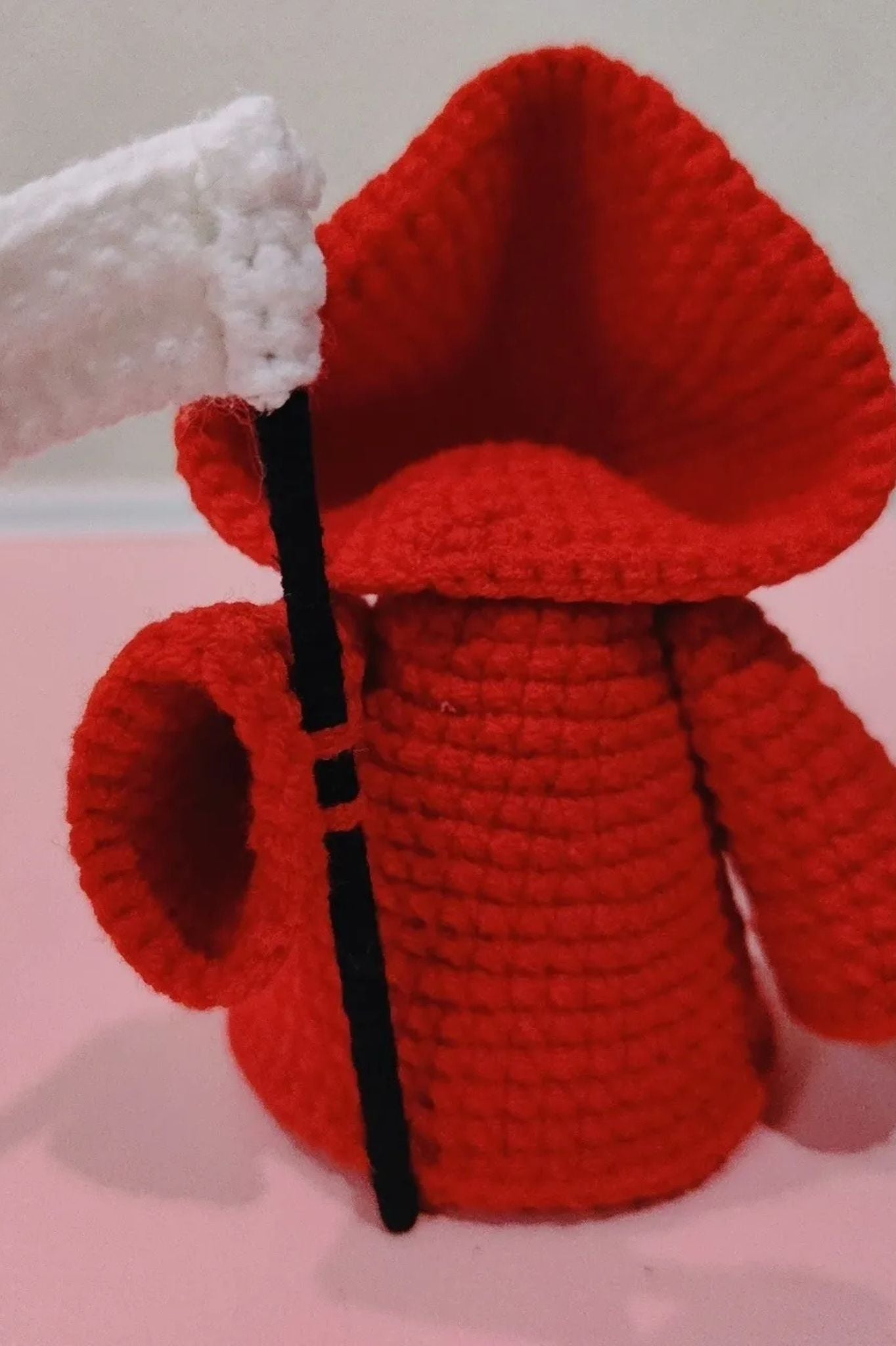 Finished Product Angel & Reaper Themed Handmade Crochet Keychain Charm Set