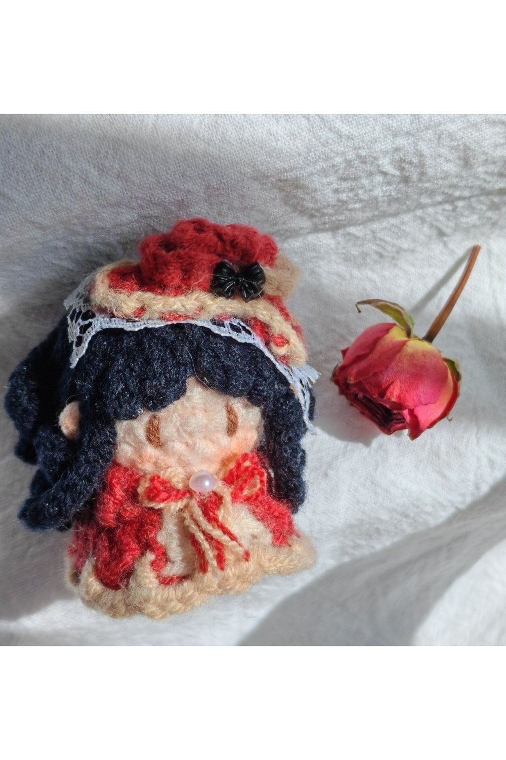 Finished Product Custom Infinity Nikki Game Fan Art-Handmade Crochet Keychain Charm