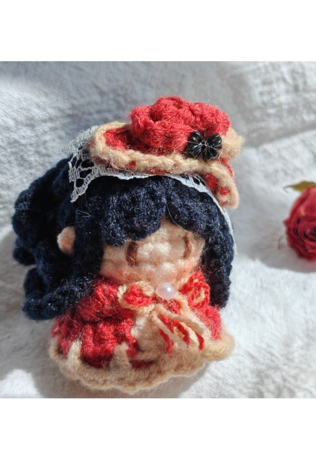 Finished Product Custom Infinity Nikki Game Fan Art-Handmade Crochet Keychain Charm