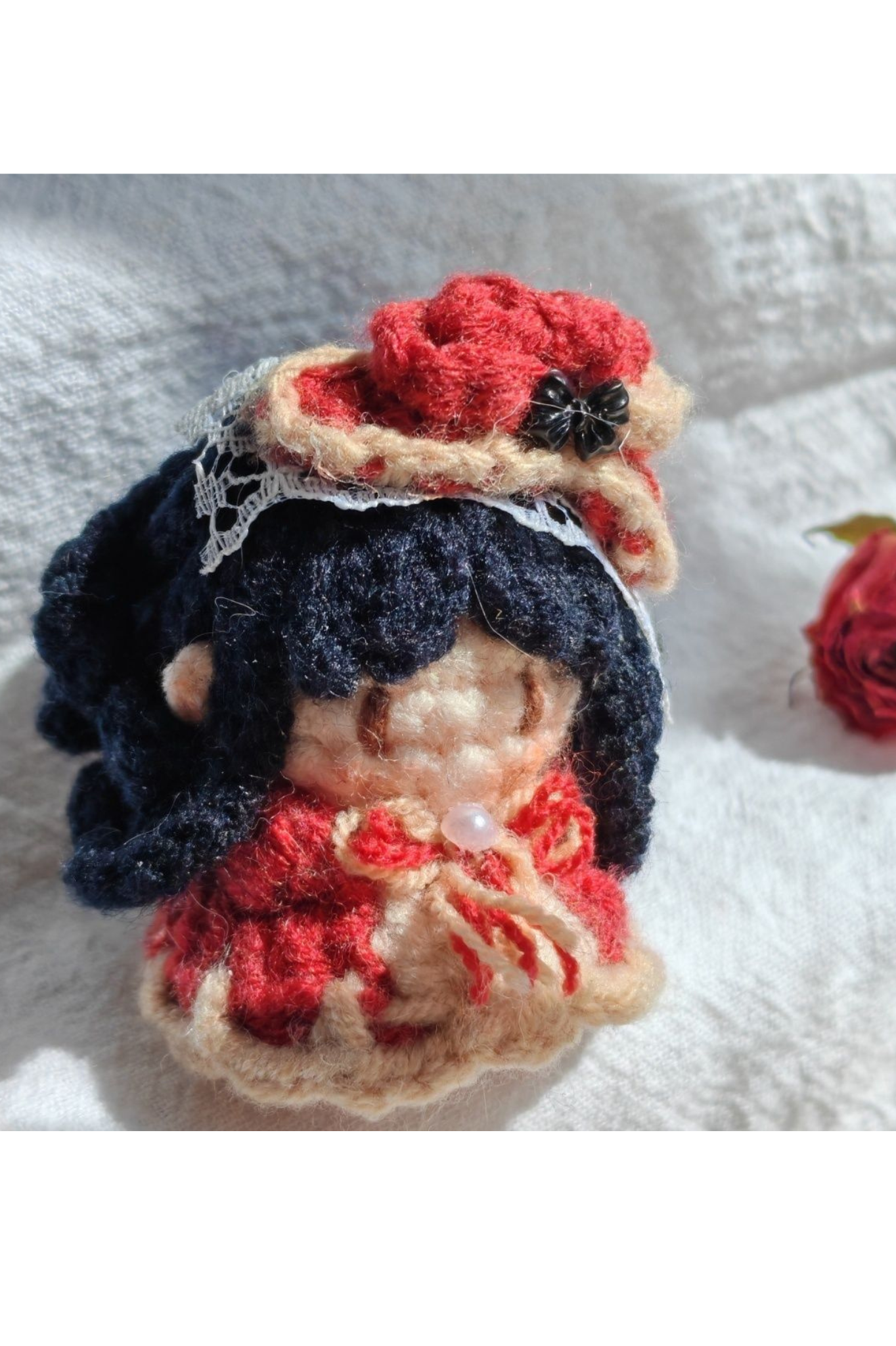 Finished Product Custom Infinity Nikki Game Fan Art-Handmade Crochet Keychain Charm