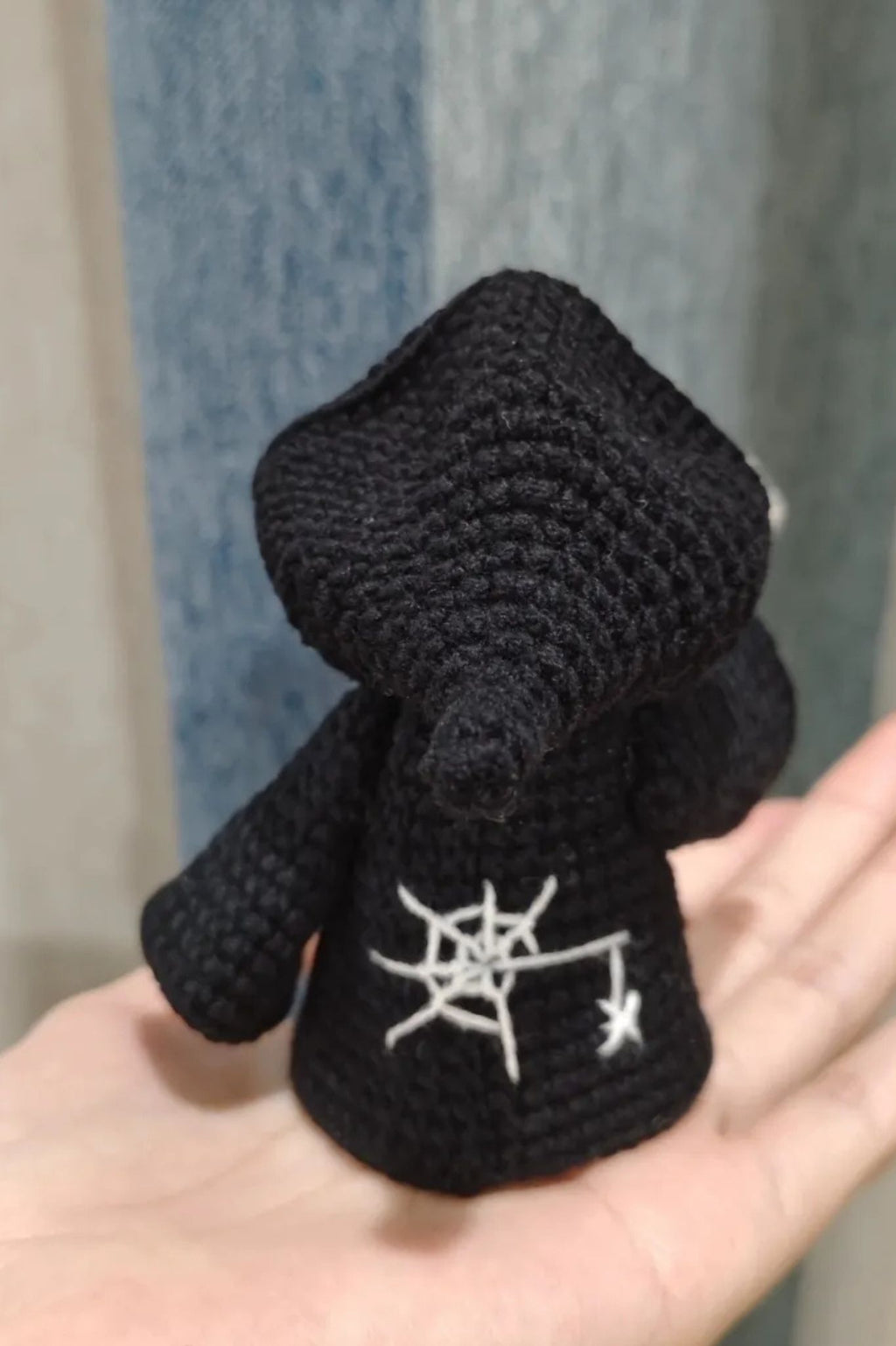 Finished Product Angel & Reaper Themed Handmade Crochet Keychain Charm Set