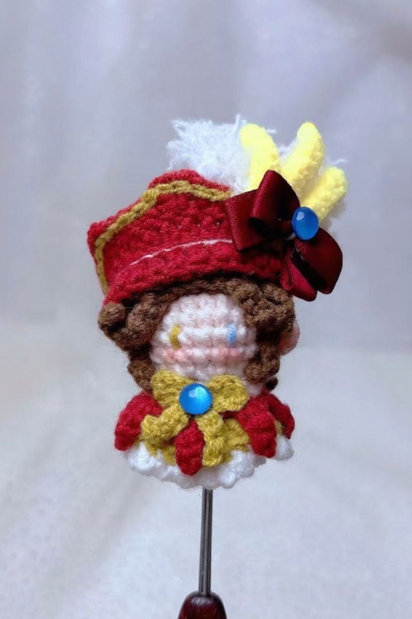 Finished Product Custom Identity V Edgar Valden（Painter） Game Fan Art - Handmade Crochet Keychain Charm