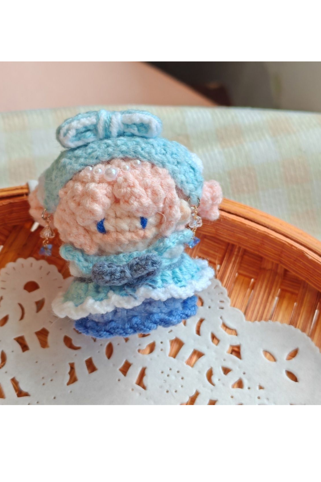 Finished Product Custom Infinity Nikki Game Fan Art-Handmade Crochet Keychain Charm