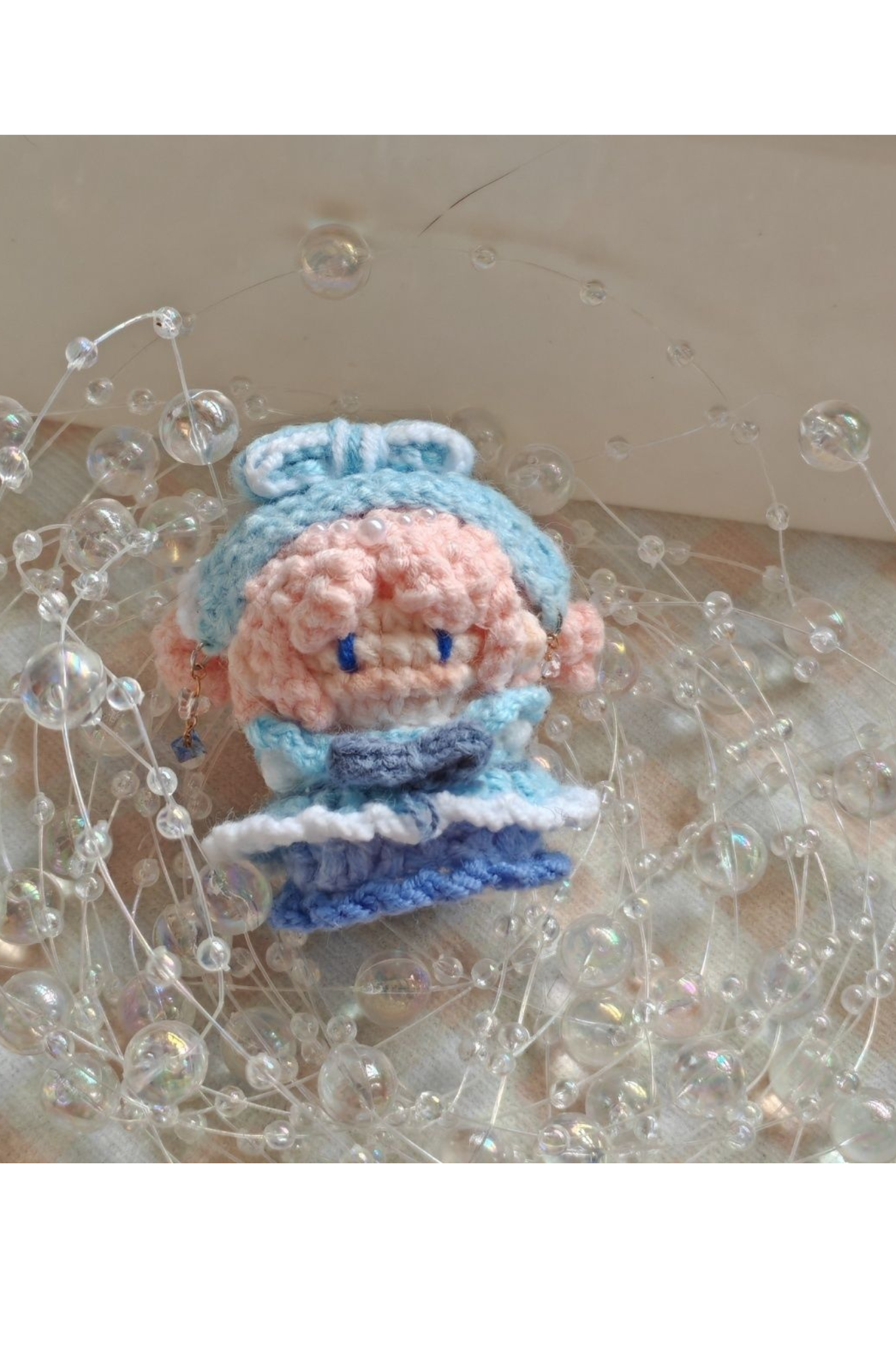 Finished Product Custom Infinity Nikki Game Fan Art-Handmade Crochet Keychain Charm