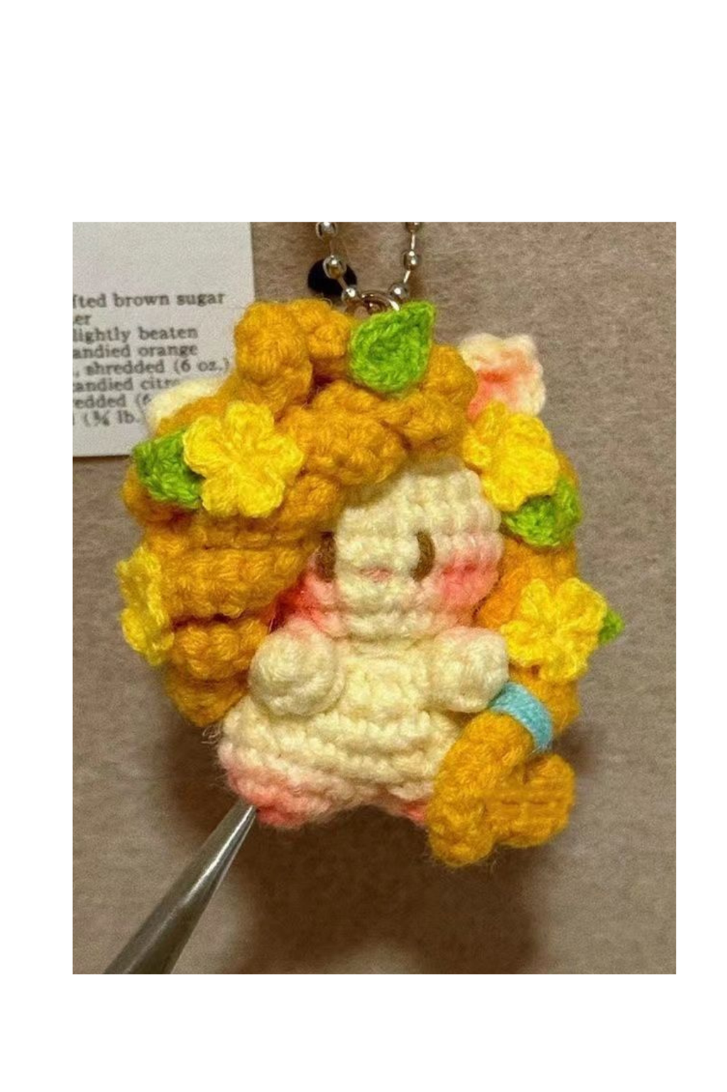 [Finished Product] My Little Pony: Friendship Is Magic Handmade Crochet Keychain-pear butter