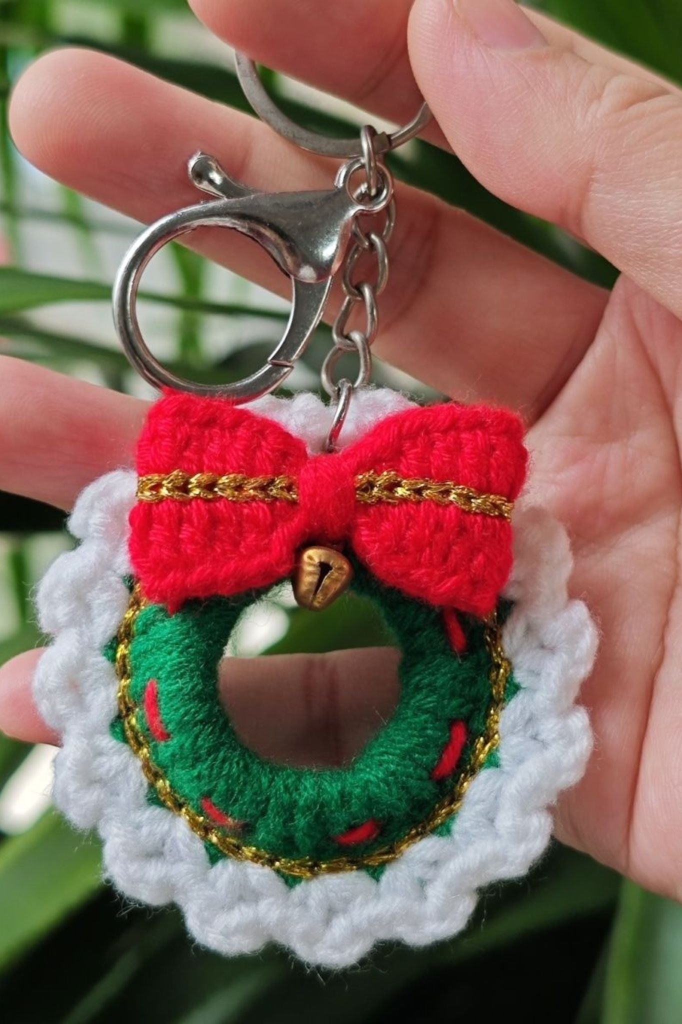 [Finished Product] Christmas Little Ghost Themed Handmade Crochet Hanging Decor & Charm Set