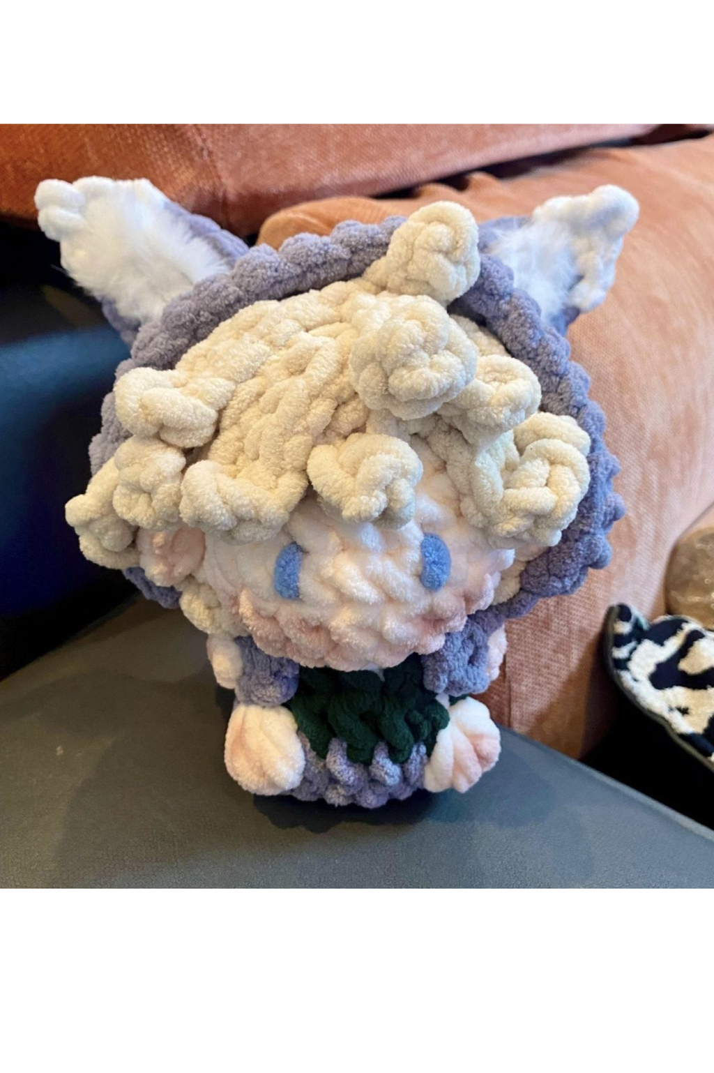 [Finished Product] Custom Identity V Ithaqua Doll Game Fan Art - Handmade Crochet Keychain Charm