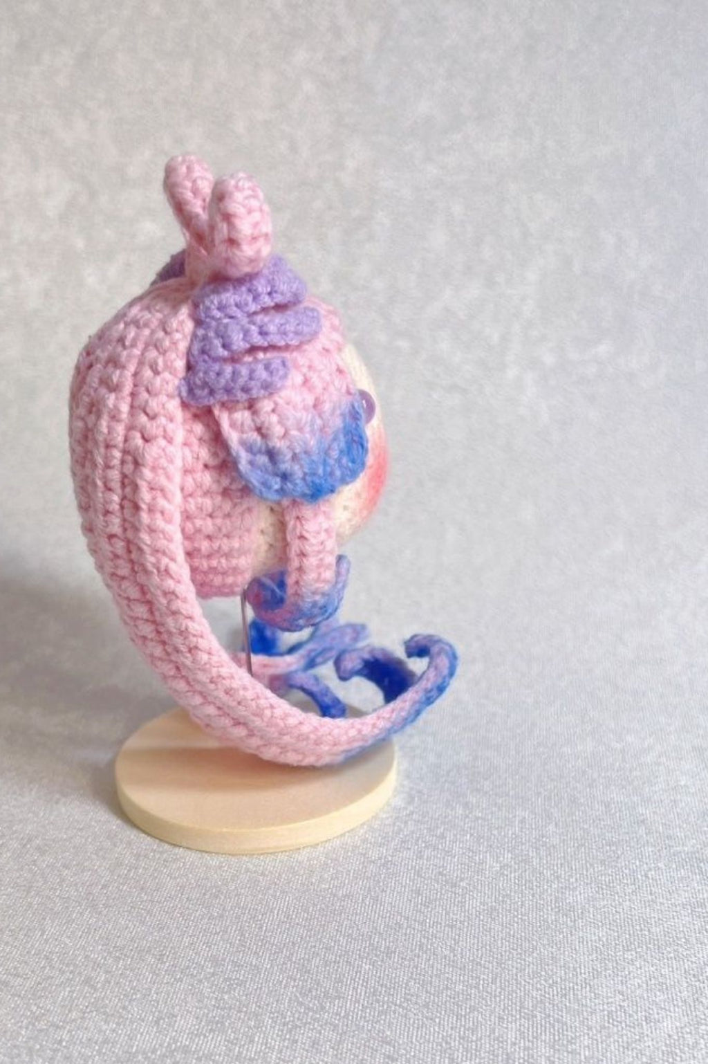 [Finished Product] Custom the Genshin Game Sangonomiya Kokomi Fan Art - Handmade Crochet Keychain Charm