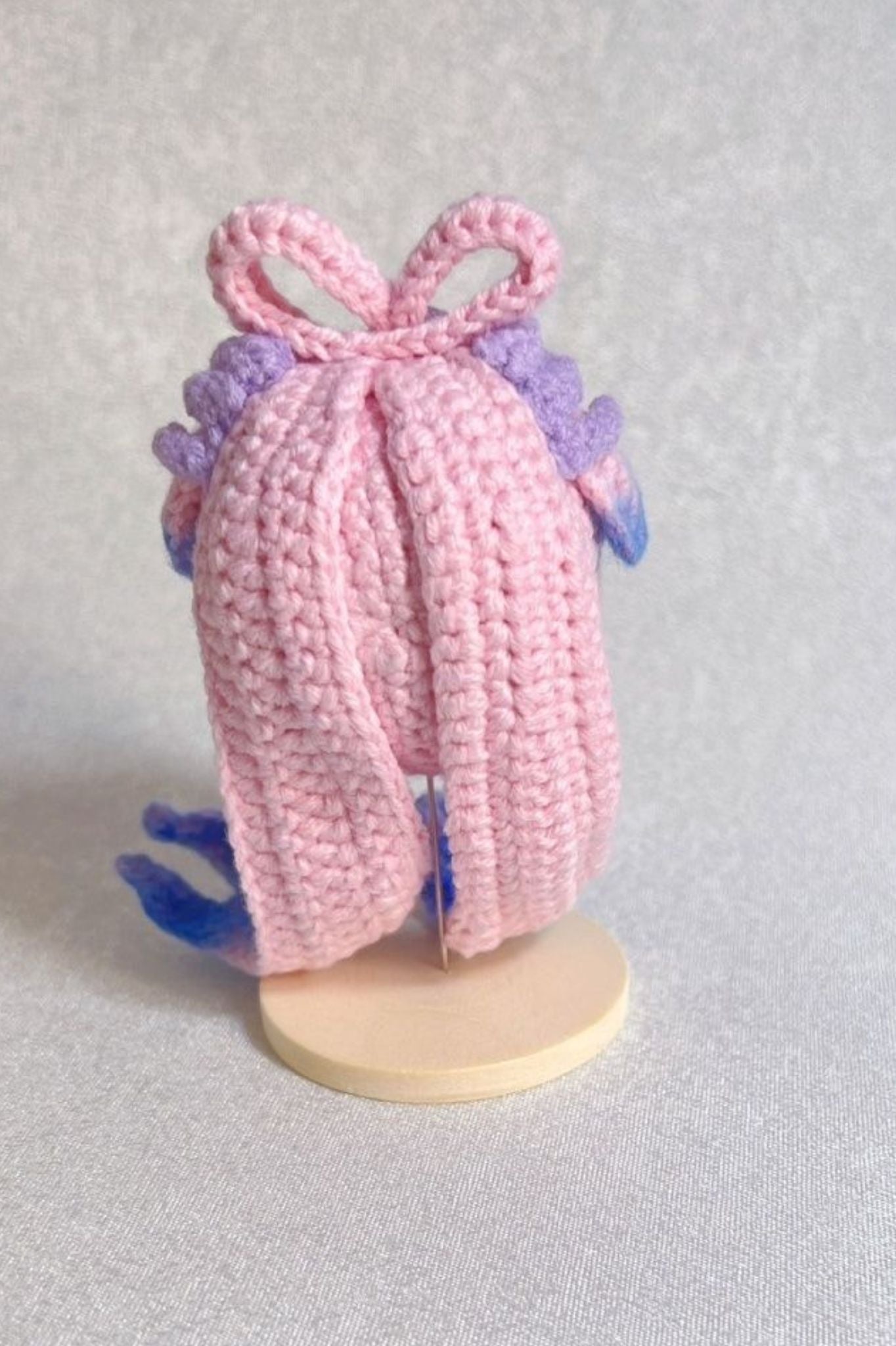 [Finished Product] Custom the Genshin Game Sangonomiya Kokomi Fan Art - Handmade Crochet Keychain Charm