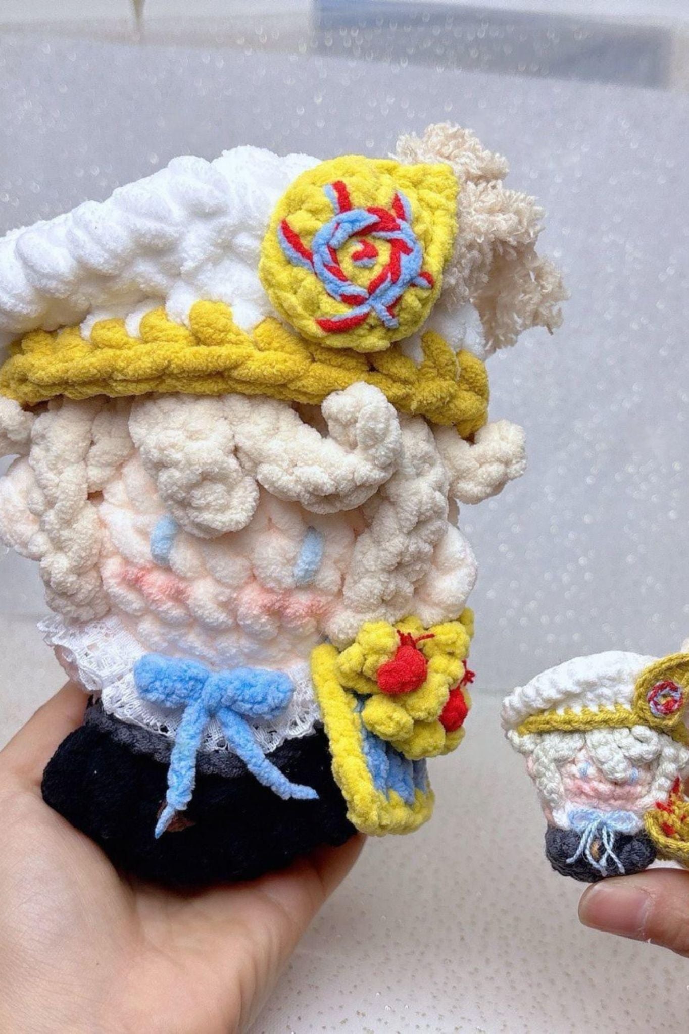 Finished Product Custom Identity V Edgar Valden（Painter） Game Fan Art - Handmade Crochet Keychain Charm