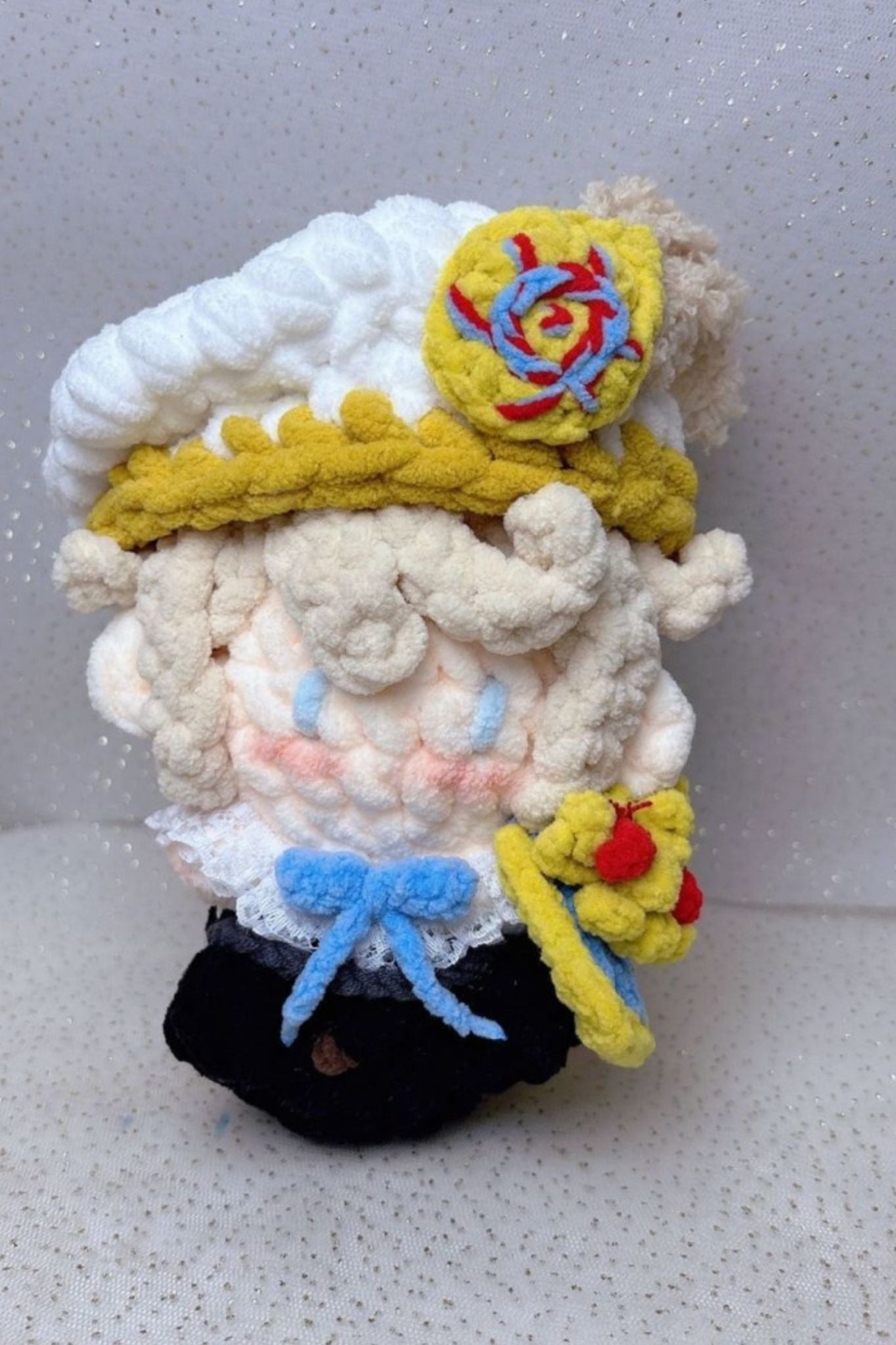 Finished Product Custom Identity V Edgar Valden（Painter） Game Fan Art - Handmade Crochet Keychain Charm