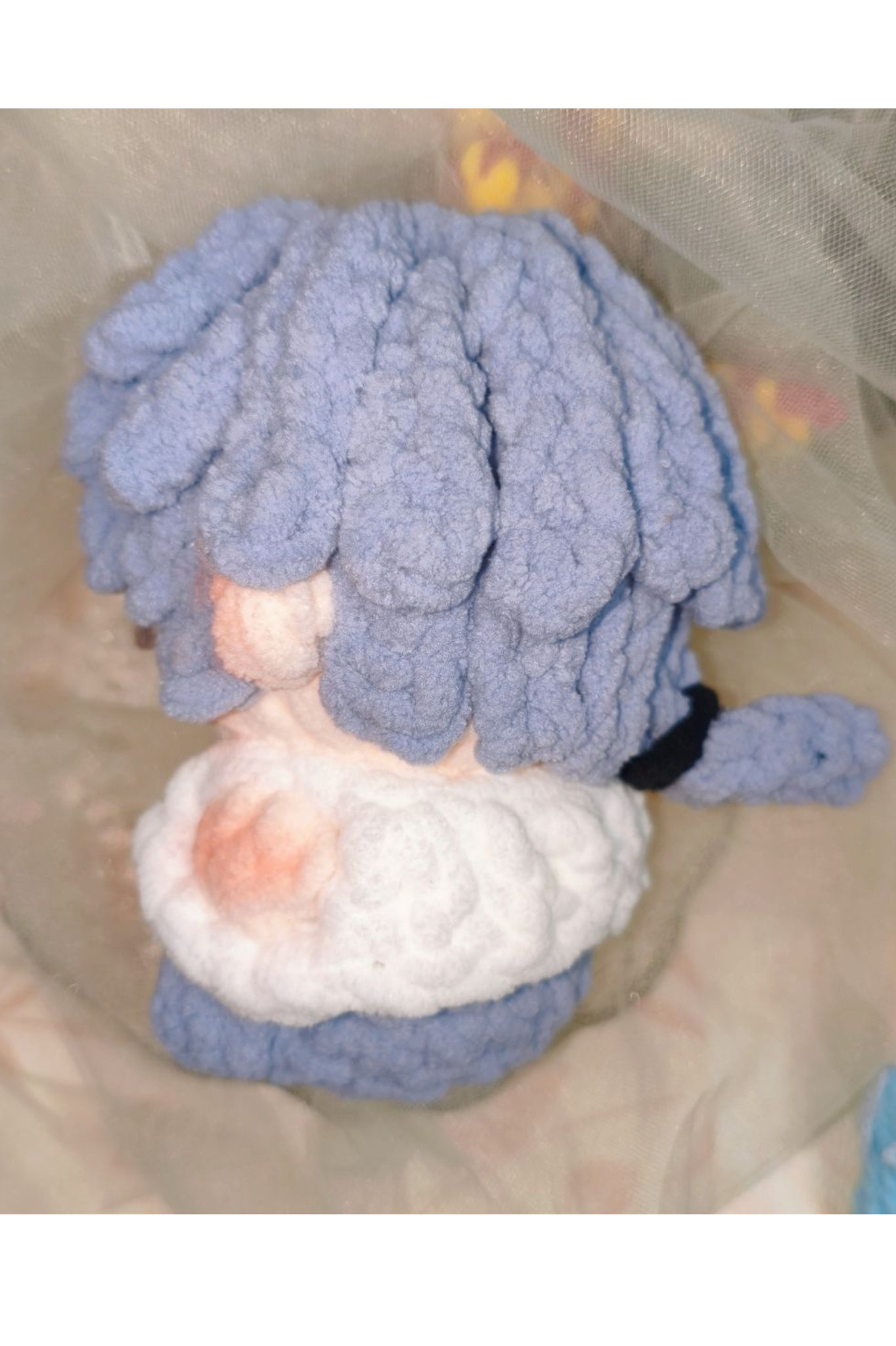 Finished Product Custom Identity V Aesop Carl Doll Game Fan Art - Handmade Crochet Keychain Charm