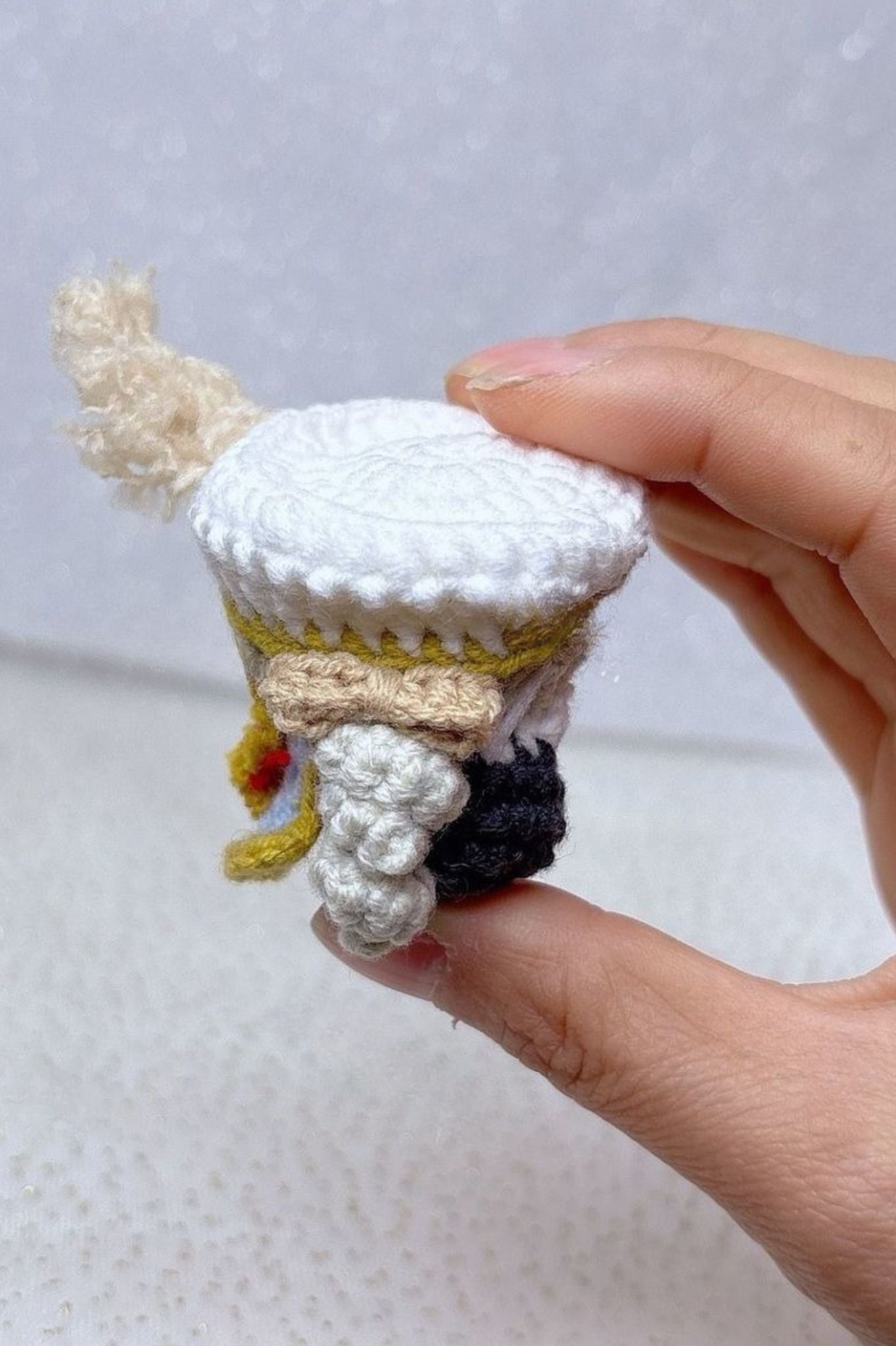 Finished Product Custom Identity V Edgar Valden（Painter） Game Fan Art - Handmade Crochet Keychain Charm