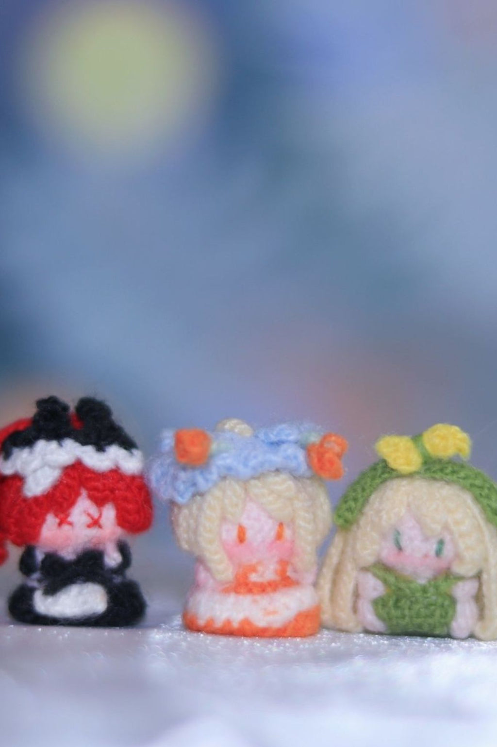 Finished Product Custom Identity V  Game Fan Art - Handmade Crochet Keychain Charm