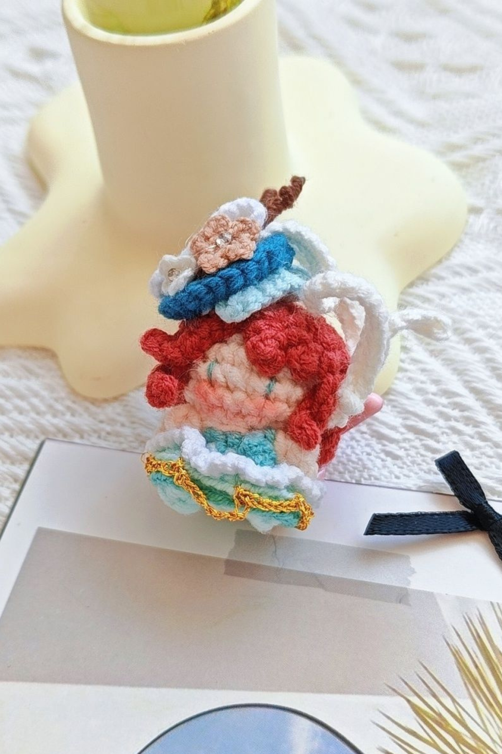 Finished Product Custom Infinity Nikki Game Fan Art-Handmade Crochet Keychain Charm