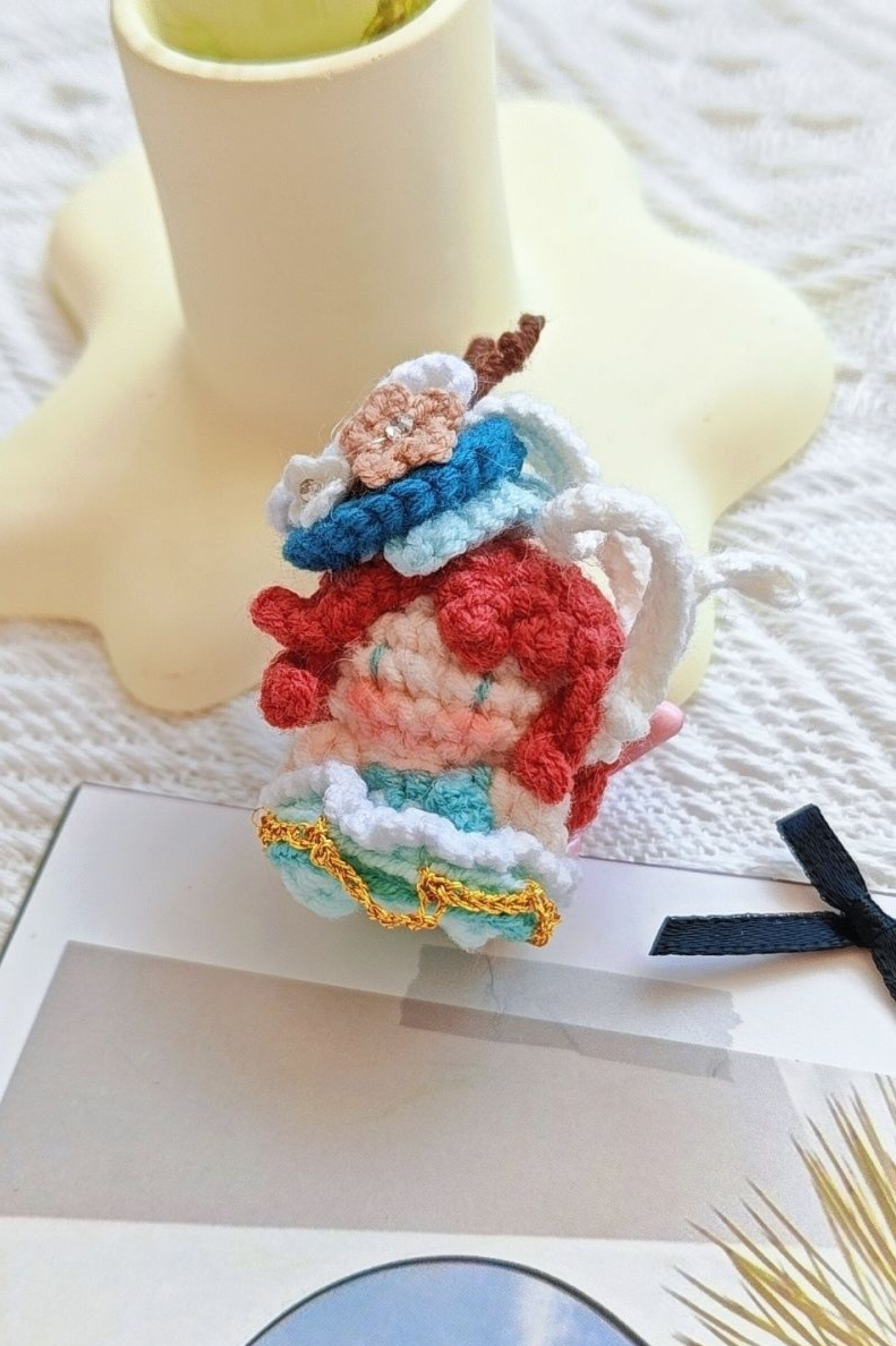 Finished Product Custom Infinity Nikki Game Fan Art-Handmade Crochet Keychain Charm