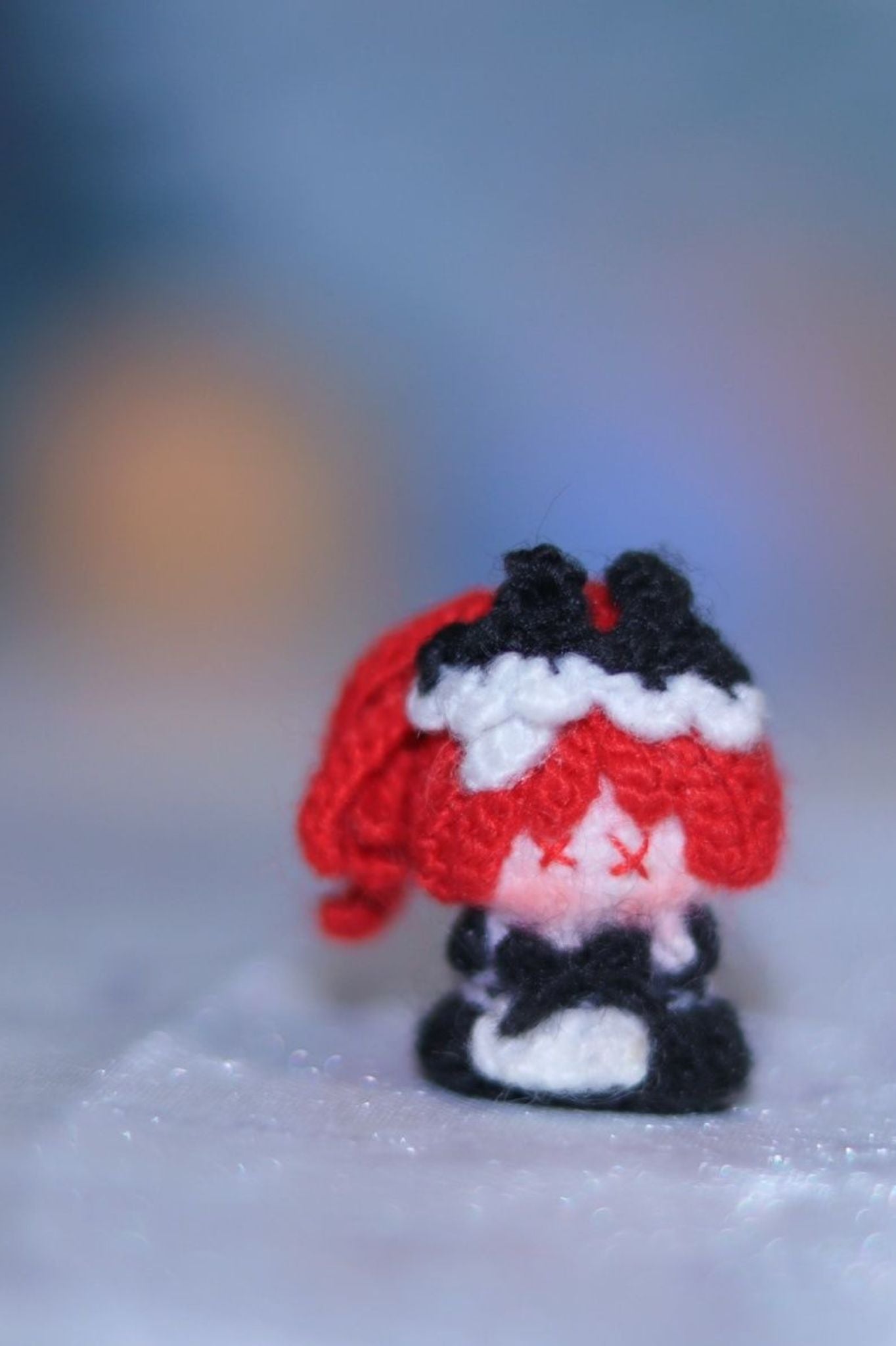 Finished Product Custom Identity V  Game Fan Art - Handmade Crochet Keychain Charm