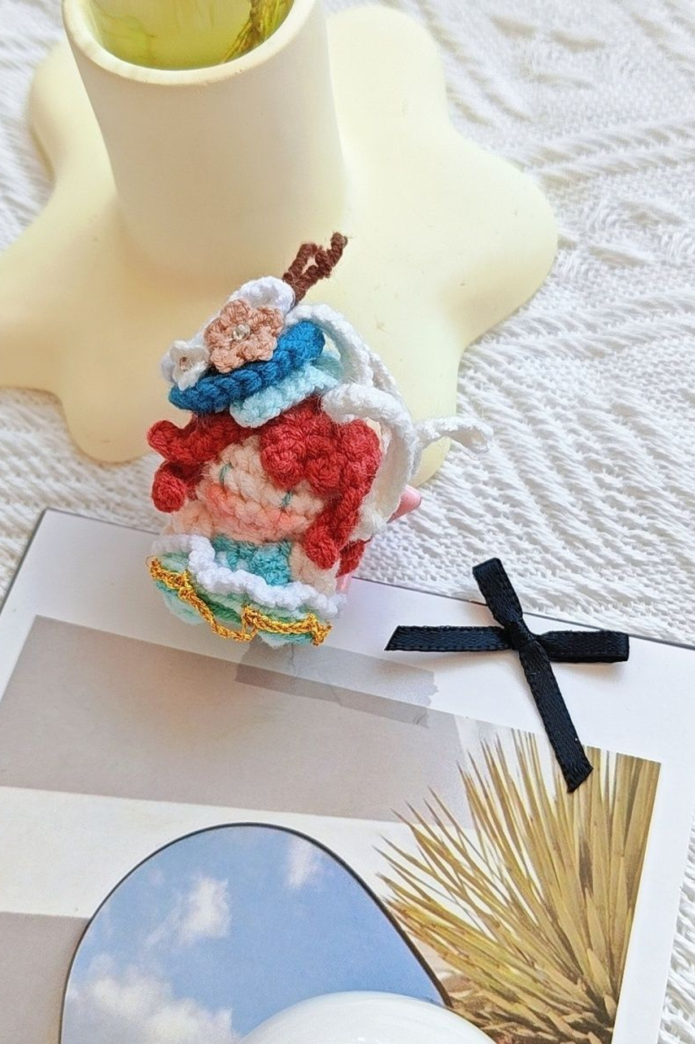 Finished Product Custom Infinity Nikki Game Fan Art-Handmade Crochet Keychain Charm