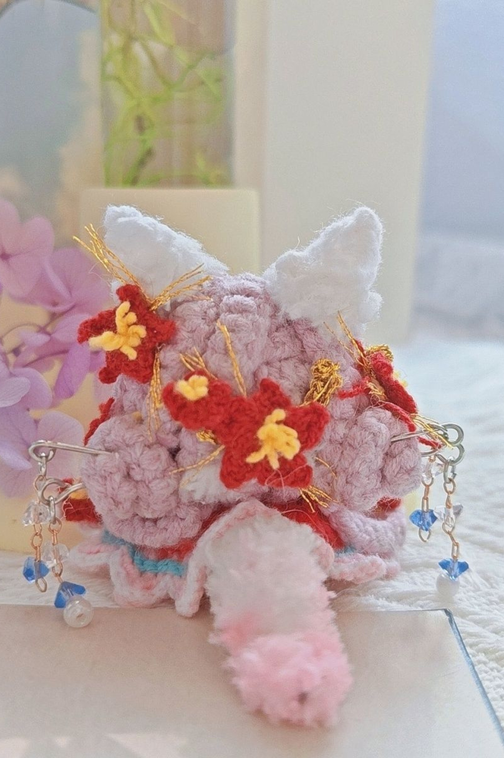 Finished Product Custom Infinity Nikki Game Fan Art-Handmade Crochet Keychain Charm