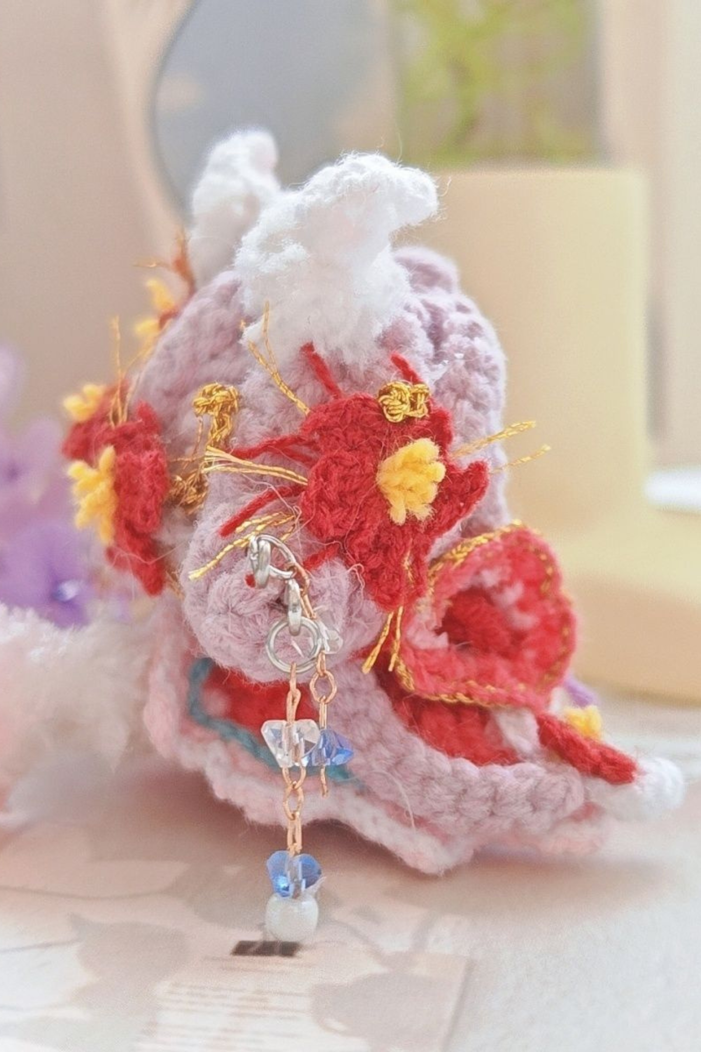 Finished Product Custom Infinity Nikki Game Fan Art-Handmade Crochet Keychain Charm