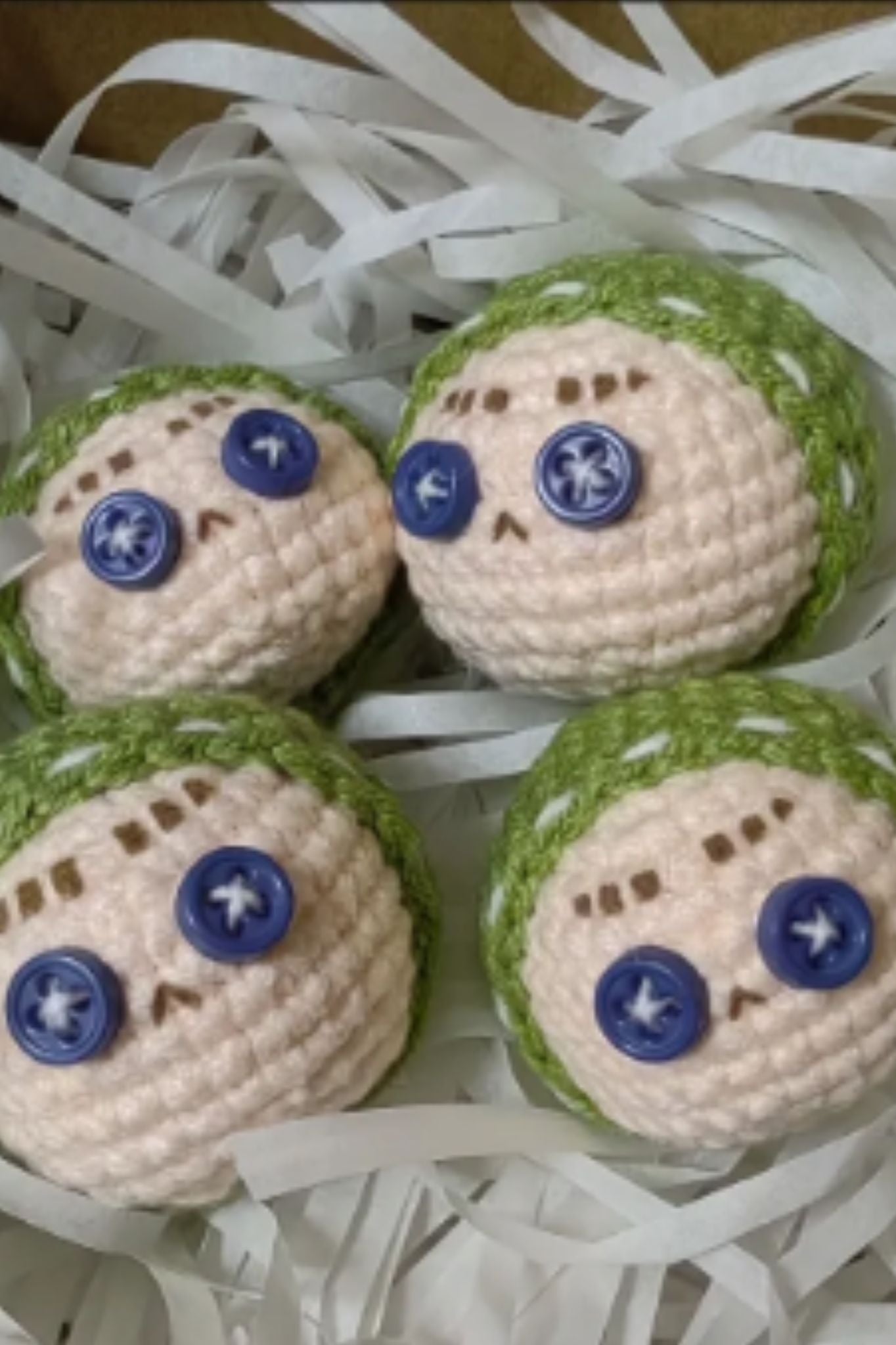 Finished Product Custom Identity V  Game Fan Art - Handmade Crochet Candy packaging bags Keychain Charm