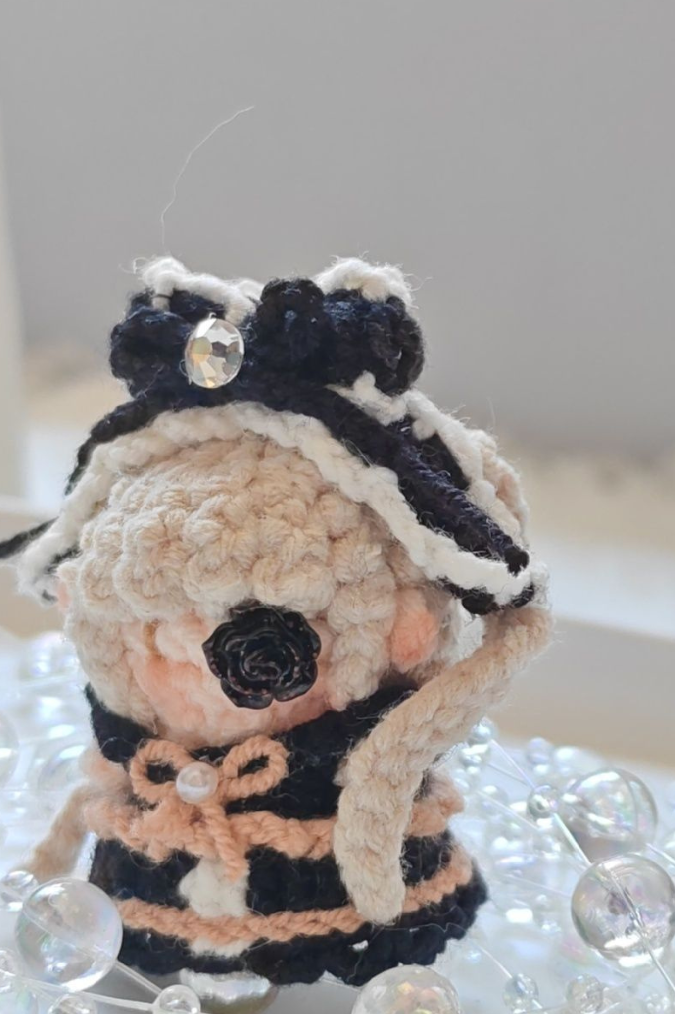 Finished Product Custom Infinity Nikki Game Fan Art-Handmade Crochet Keychain Charm