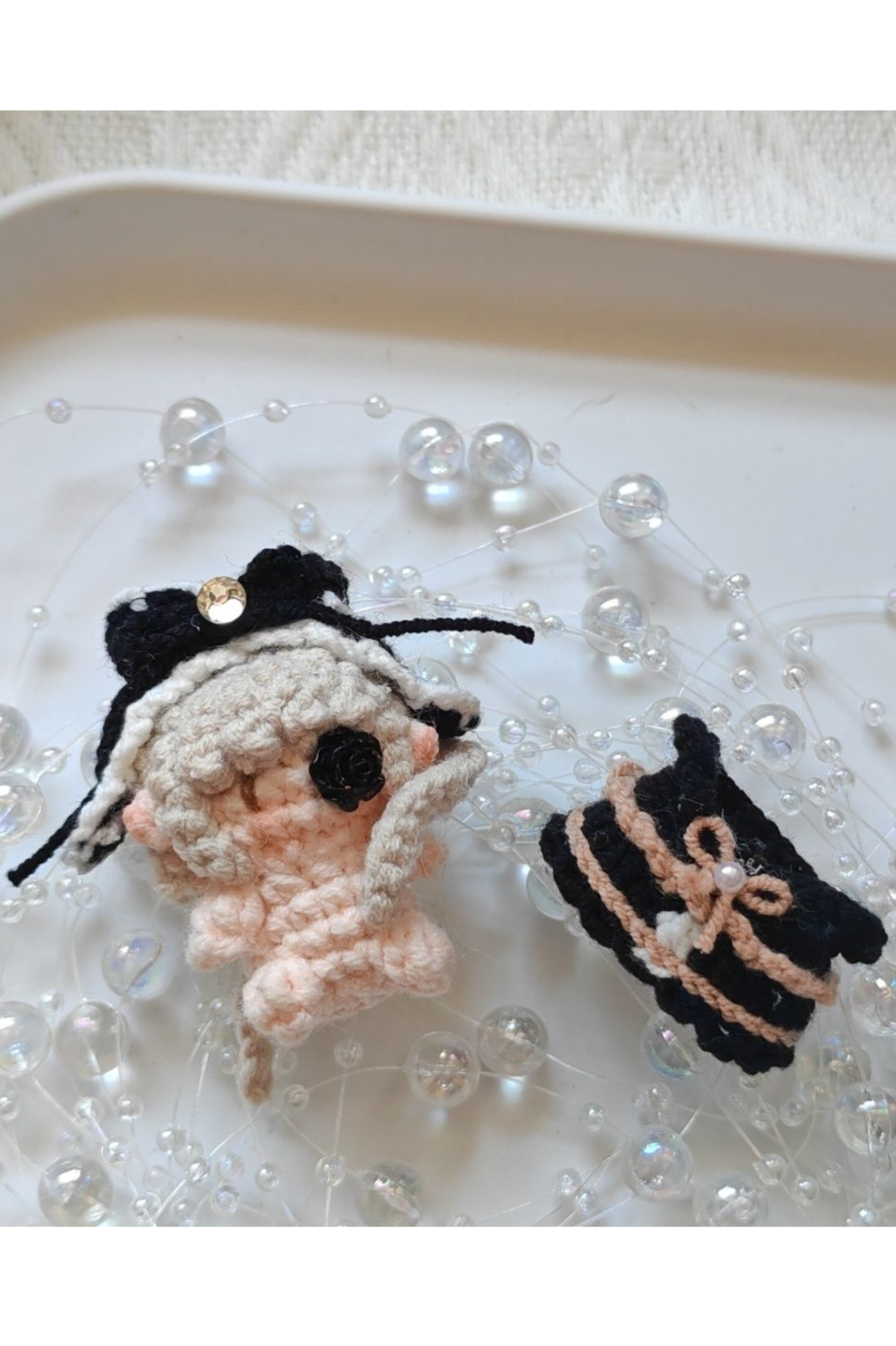 Finished Product Custom Infinity Nikki Game Fan Art-Handmade Crochet Keychain Charm