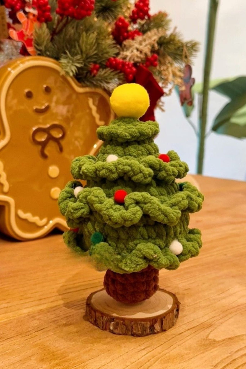 Hand-woven Christmas tree ornaments – 3D creative Christmas tree handicrafts
