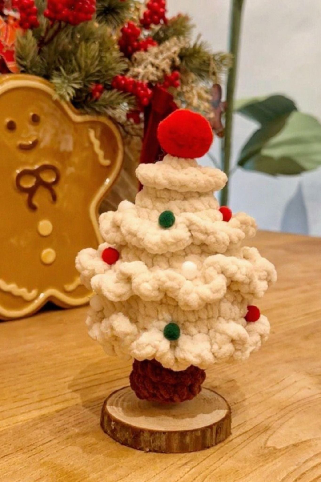 Hand-woven Christmas tree ornaments – 3D creative Christmas tree handicrafts