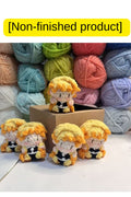 Finished Product Kimetsu No Yaiba Agatsuma Zenitsu Fan Art - Handmade Crochet Keychain Charm