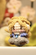 Finished Product Custom Identity V Alice Game Fan Art - Handmade Crochet Keychain Charm