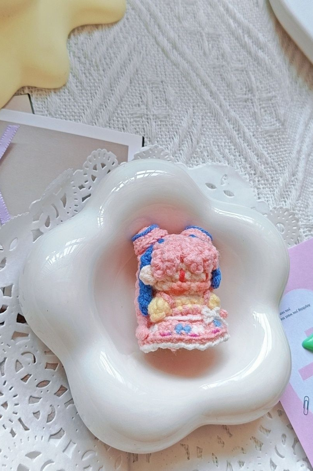 Finished Product Custom Infinity Nikki Game Fan Art-Handmade Crochet Keychain Charm