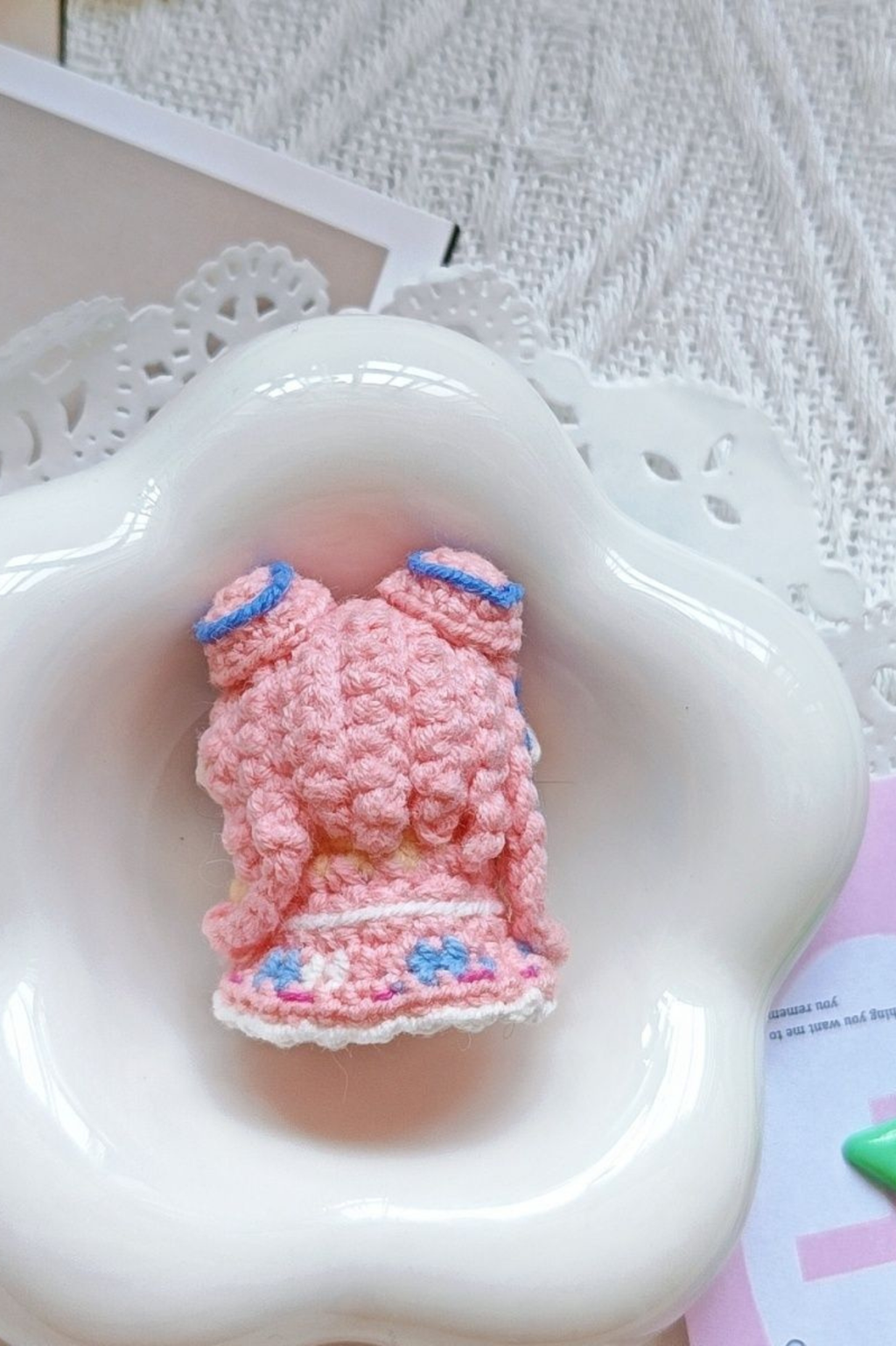 Finished Product Custom Infinity Nikki Game Fan Art-Handmade Crochet Keychain Charm