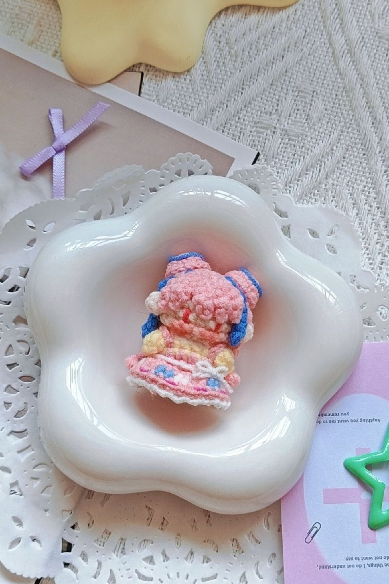 Finished Product Custom Infinity Nikki Game Fan Art-Handmade Crochet Keychain Charm