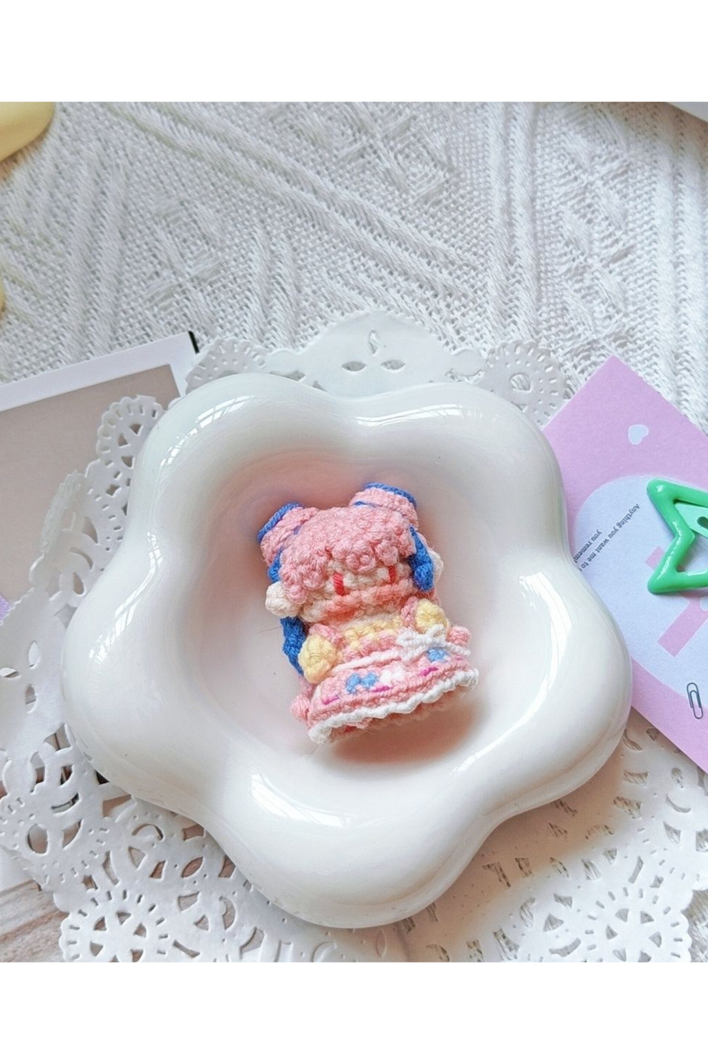 Finished Product Custom Infinity Nikki Game Fan Art-Handmade Crochet Keychain Charm