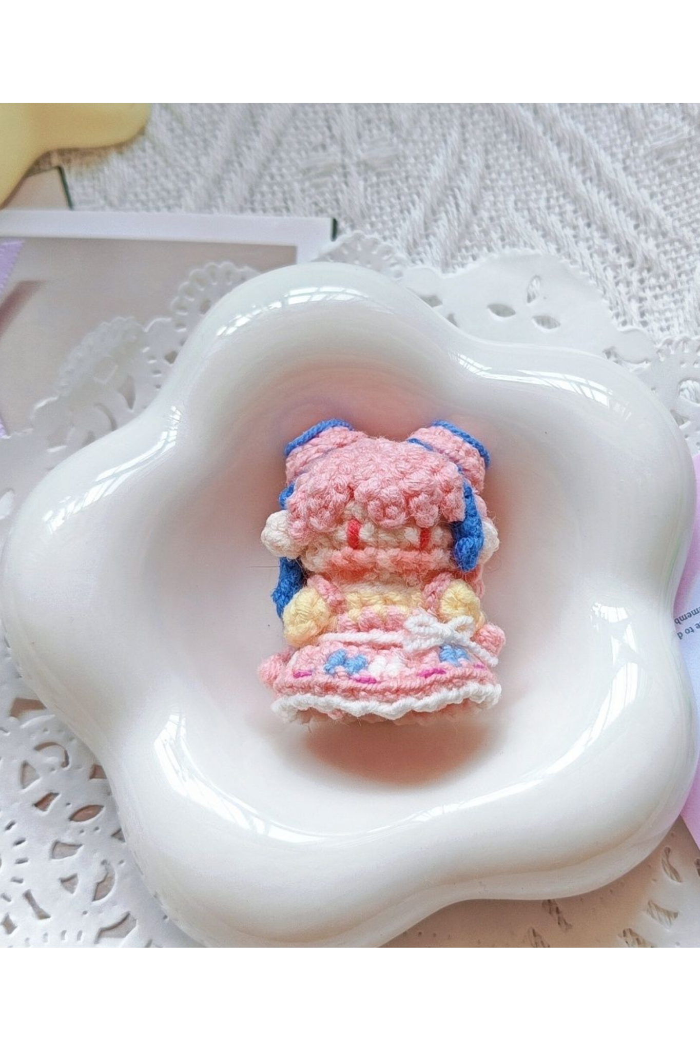 Finished Product Custom Infinity Nikki Game Fan Art-Handmade Crochet Keychain Charm