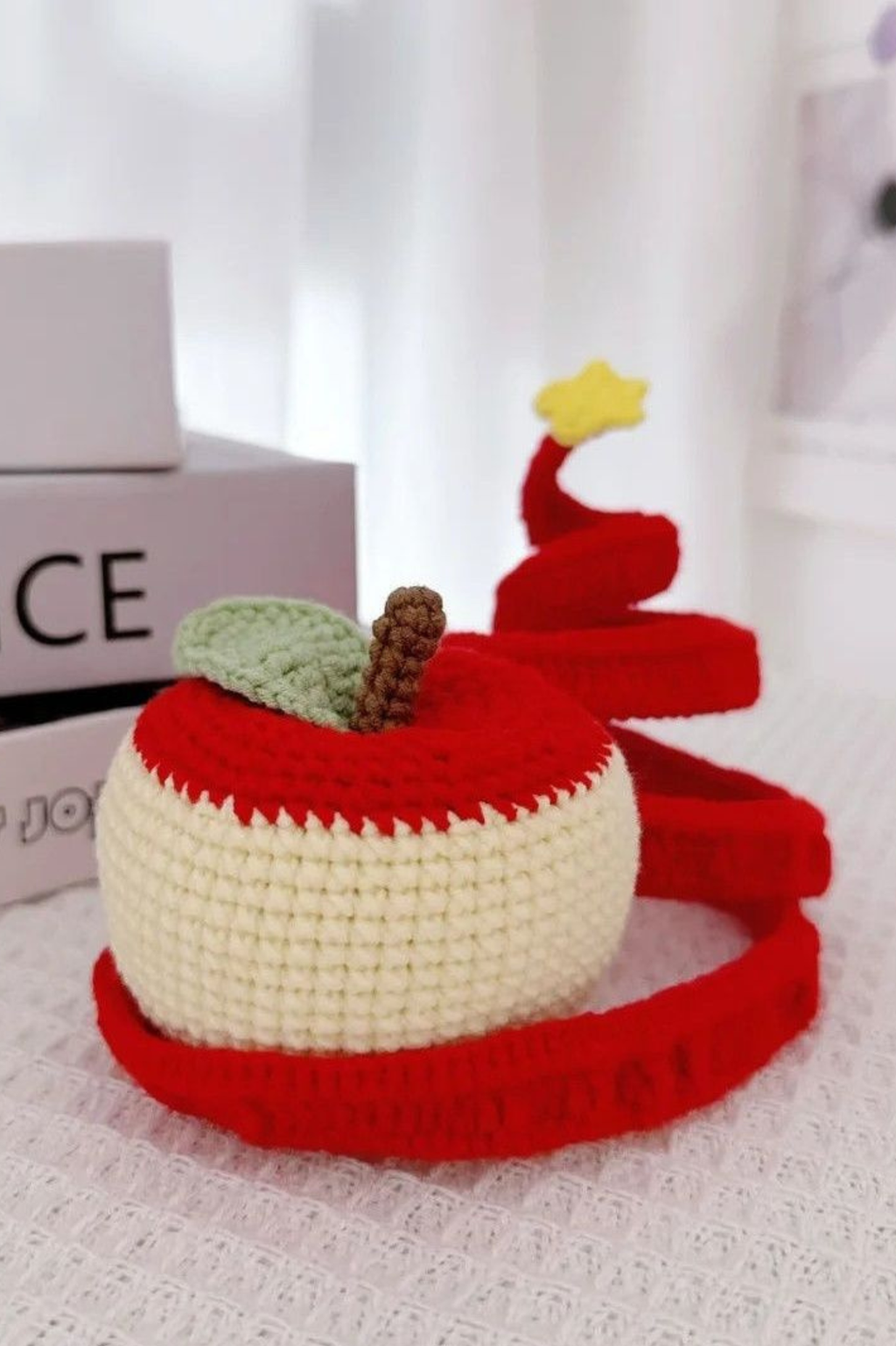 [Non-finished product]Christmas Apple Tree Doll Handmade Crochet