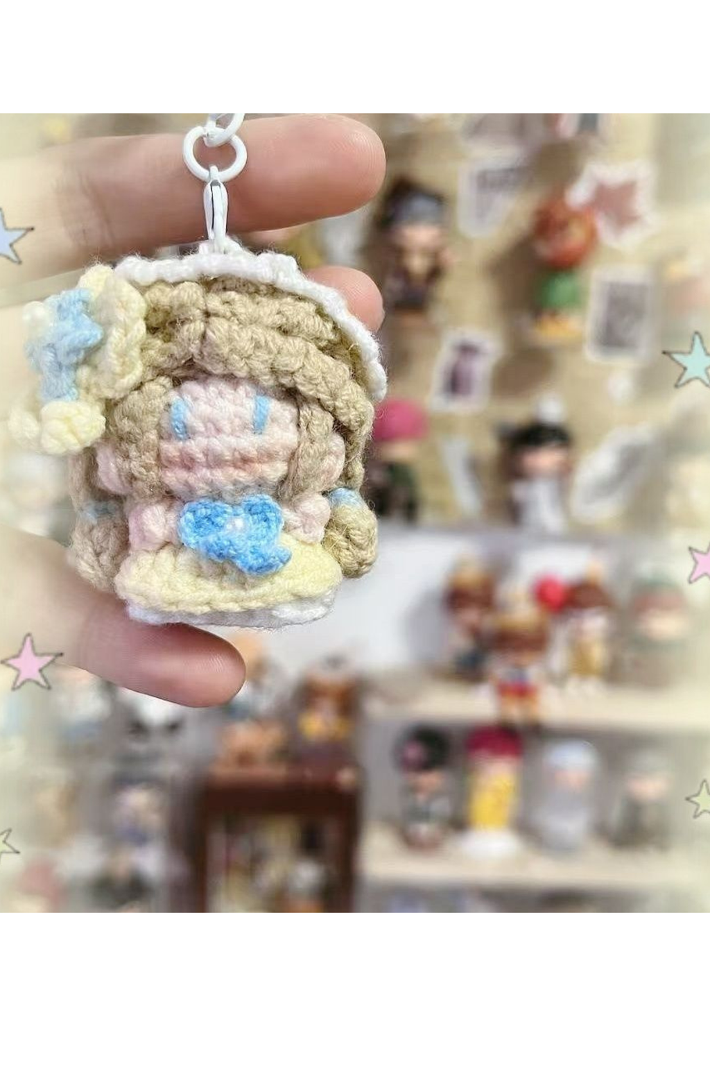 Finished Product Custom Identity V Anne Lester Game Fan Art - Handmade Crochet Keychain Charm