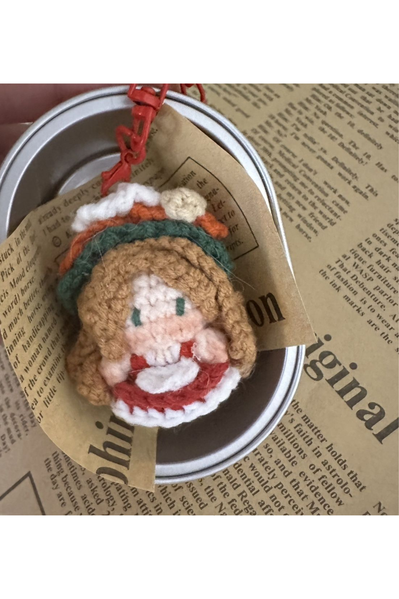 Finished Product Custom Identity V Memory Game Fan Art - Handmade Crochet Keychain Charm