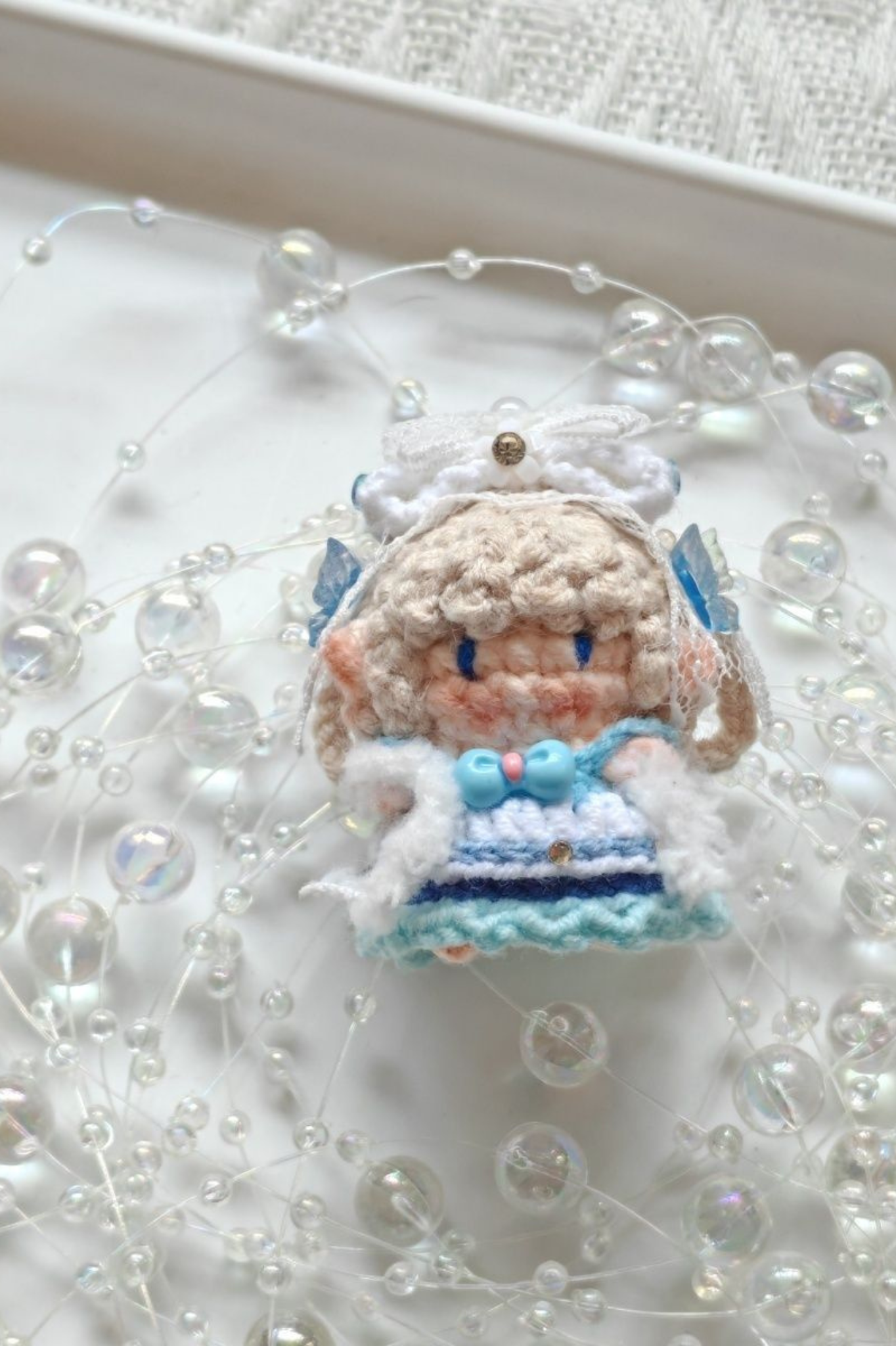 Finished Product Custom Infinity Nikki Game Fan Art-Handmade Crochet Keychain Charm