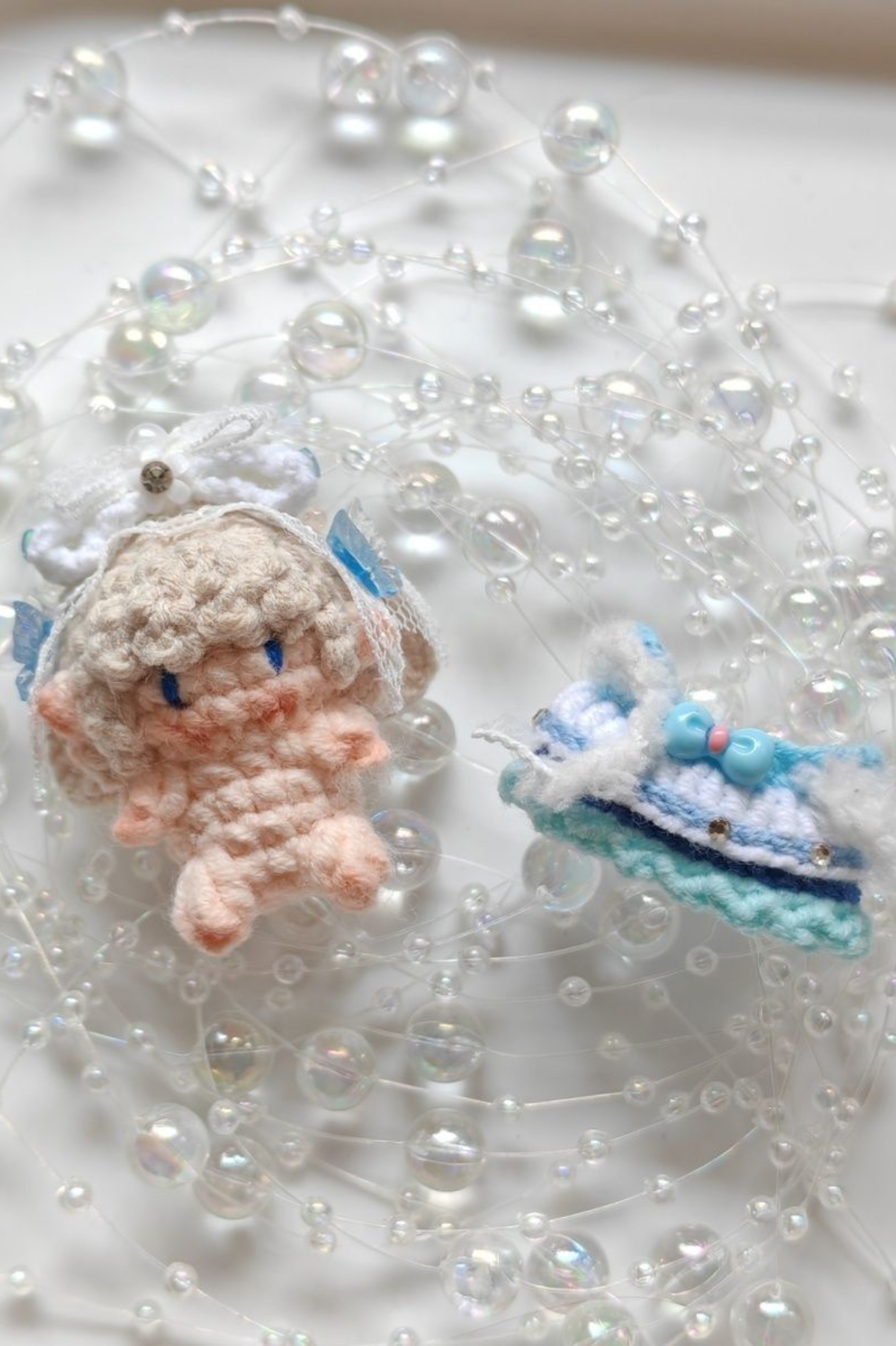 Finished Product Custom Infinity Nikki Game Fan Art-Handmade Crochet Keychain Charm