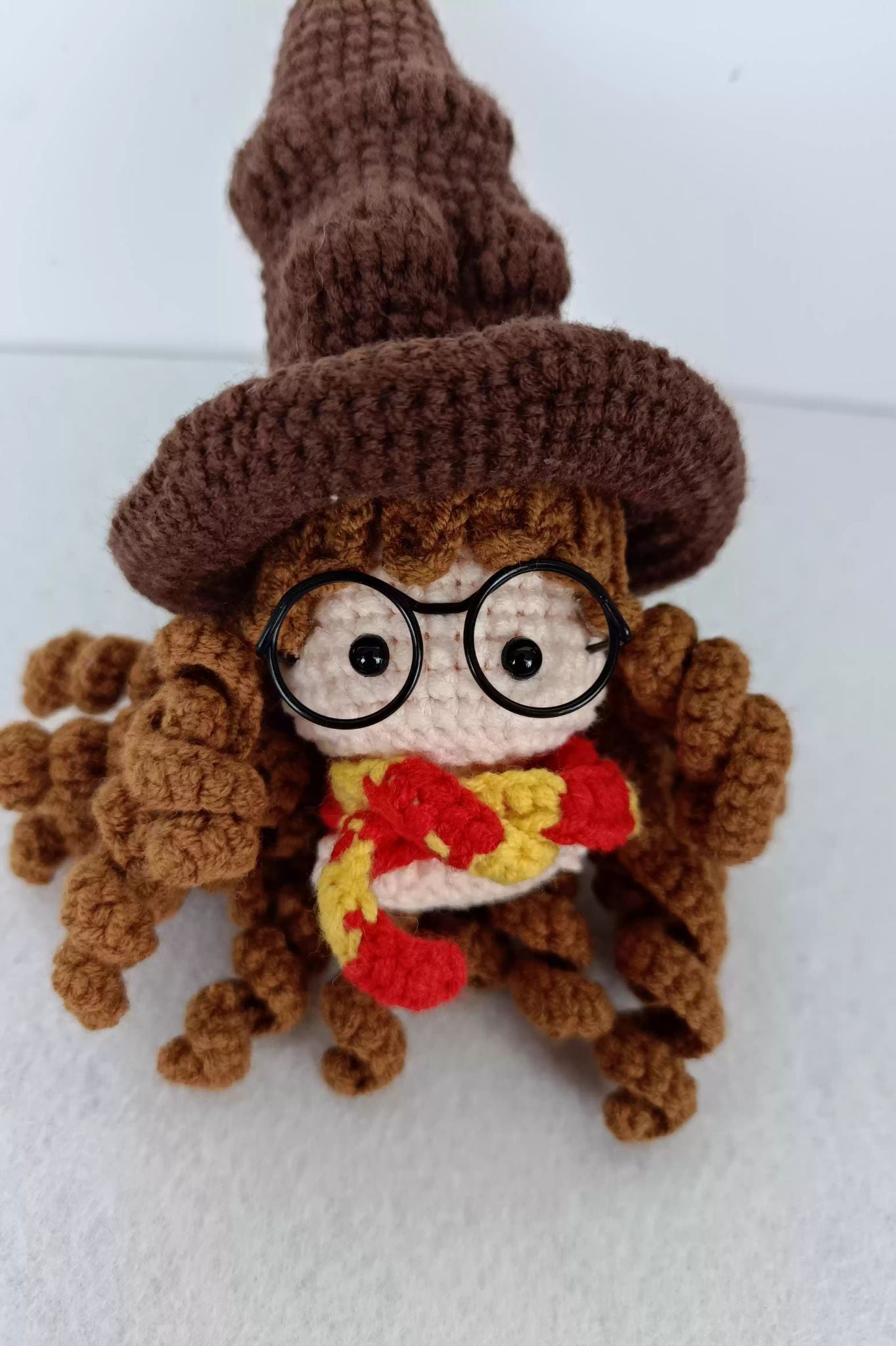 [Finished Product] Custom Harry Potter Hermione Granger Fan Art - Handmade Crochet Keychain Charm