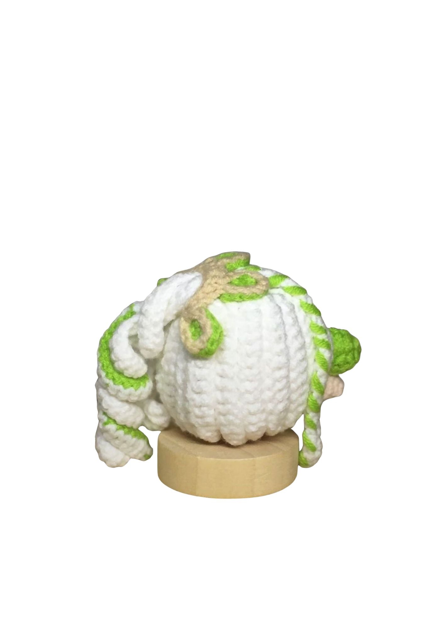 [Finished Product] Custom Nahida the Genshin Game Fan Art - Handmade Crochet Keychain Charm