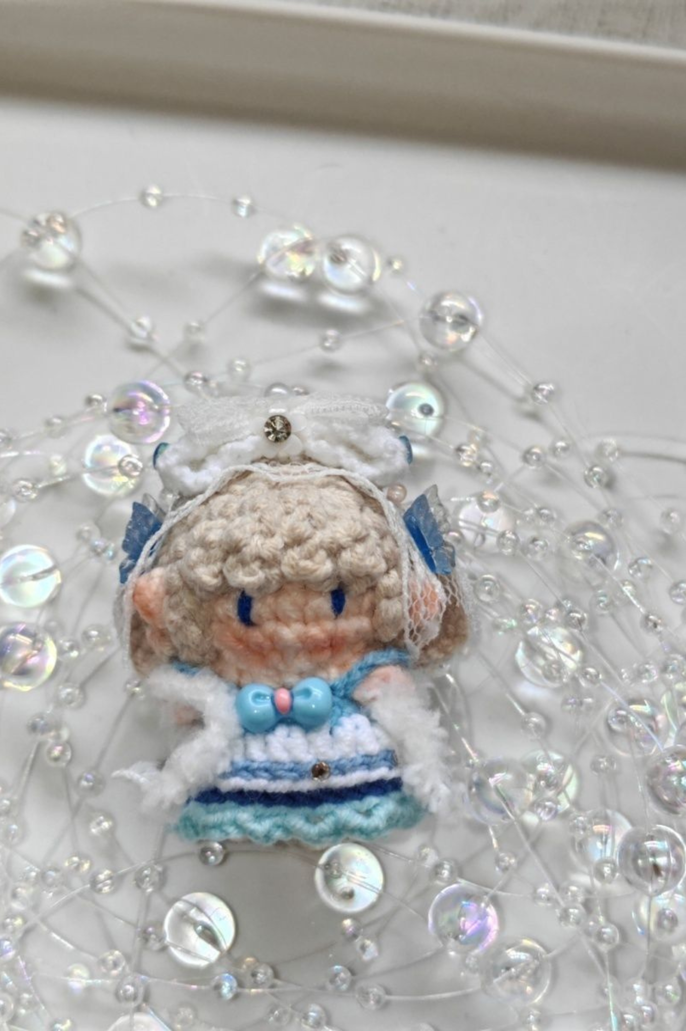 Finished Product Custom Infinity Nikki Game Fan Art-Handmade Crochet Keychain Charm