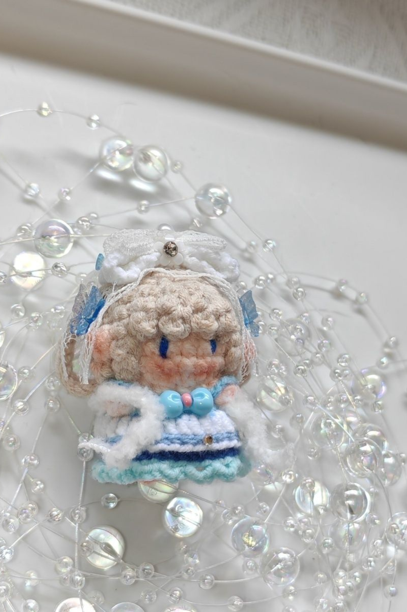 Finished Product Custom Infinity Nikki Game Fan Art-Handmade Crochet Keychain Charm