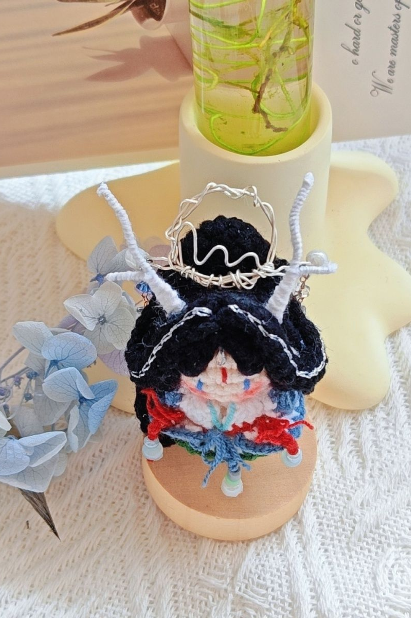 Finished Product Custom Infinity Nikki Game Fan Art-Handmade Crochet Keychain Charm