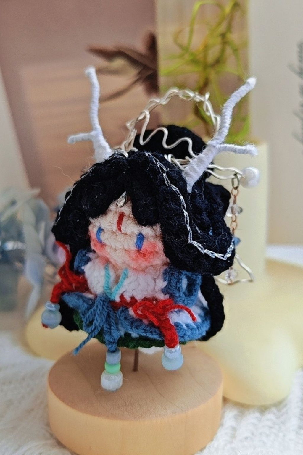 Finished Product Custom Infinity Nikki Game Fan Art-Handmade Crochet Keychain Charm