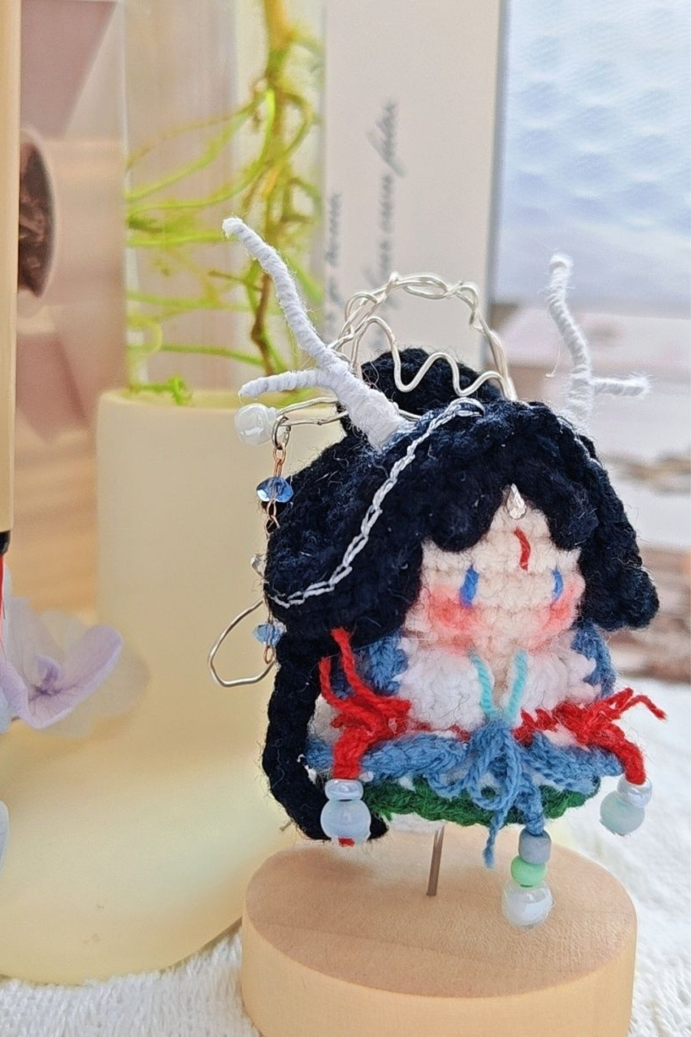 Finished Product Custom Infinity Nikki Game Fan Art-Handmade Crochet Keychain Charm