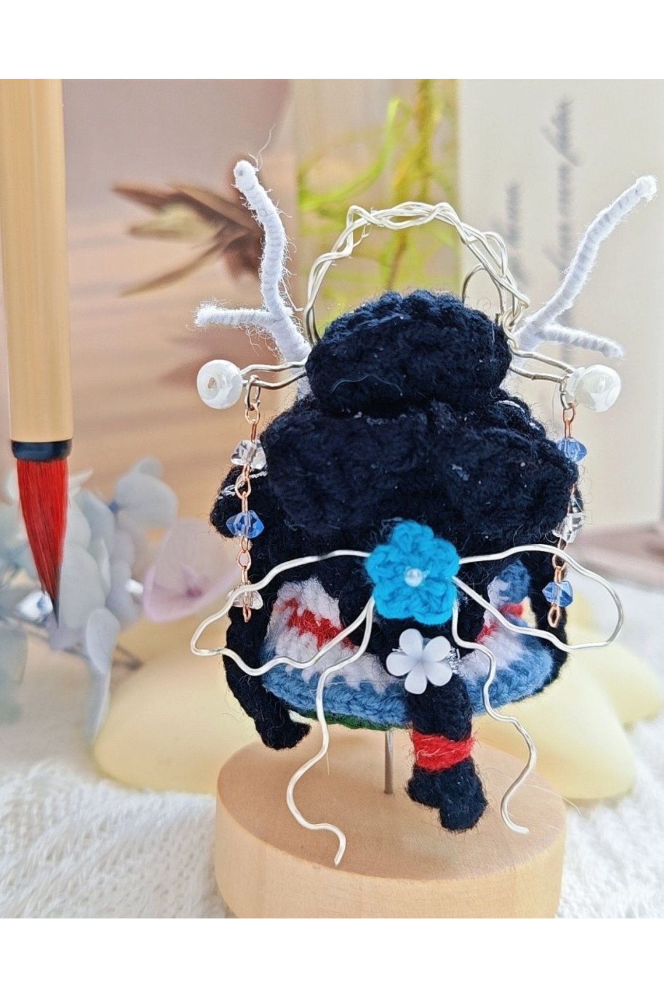 Finished Product Custom Infinity Nikki Game Fan Art-Handmade Crochet Keychain Charm